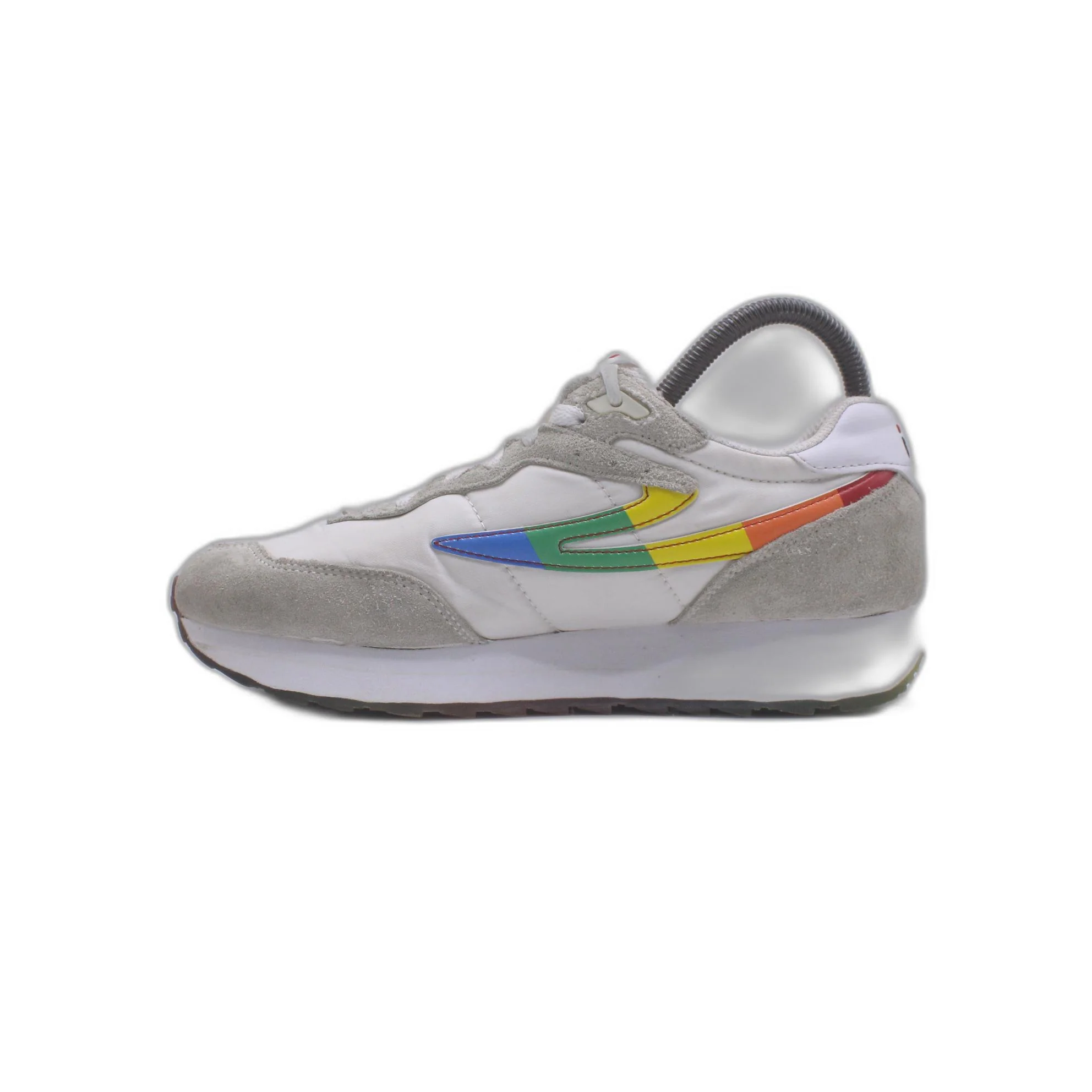 FILA Men's Renno Bold Blue Lime Running Retro Sneaker - Image 2