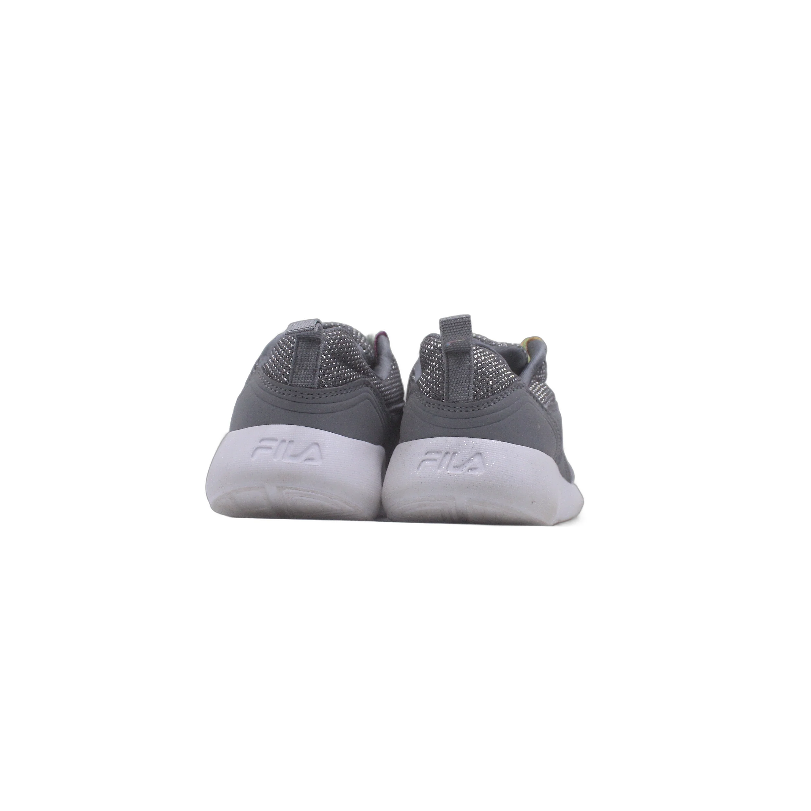 Fila Silver Girl Synthetic/Mesh with Rubber Sole Tennis Shoe - Image 4