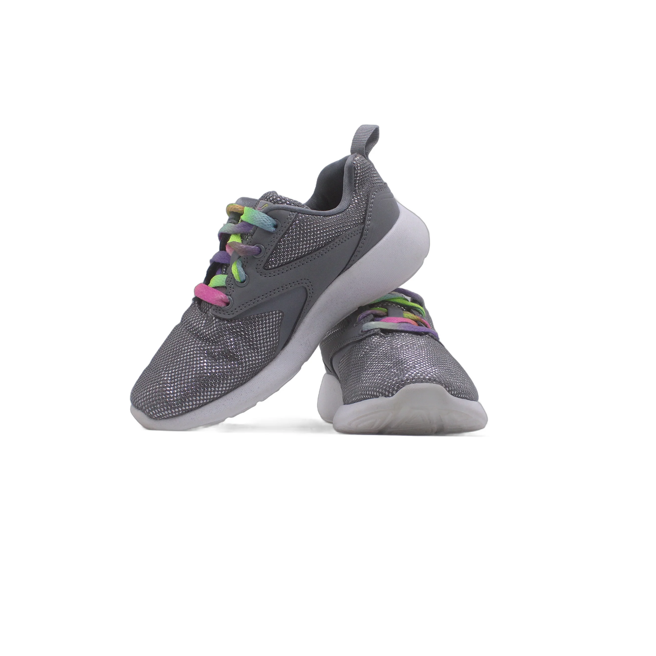 Fila Silver Girl Synthetic/Mesh with Rubber Sole Tennis Shoe - Image 5