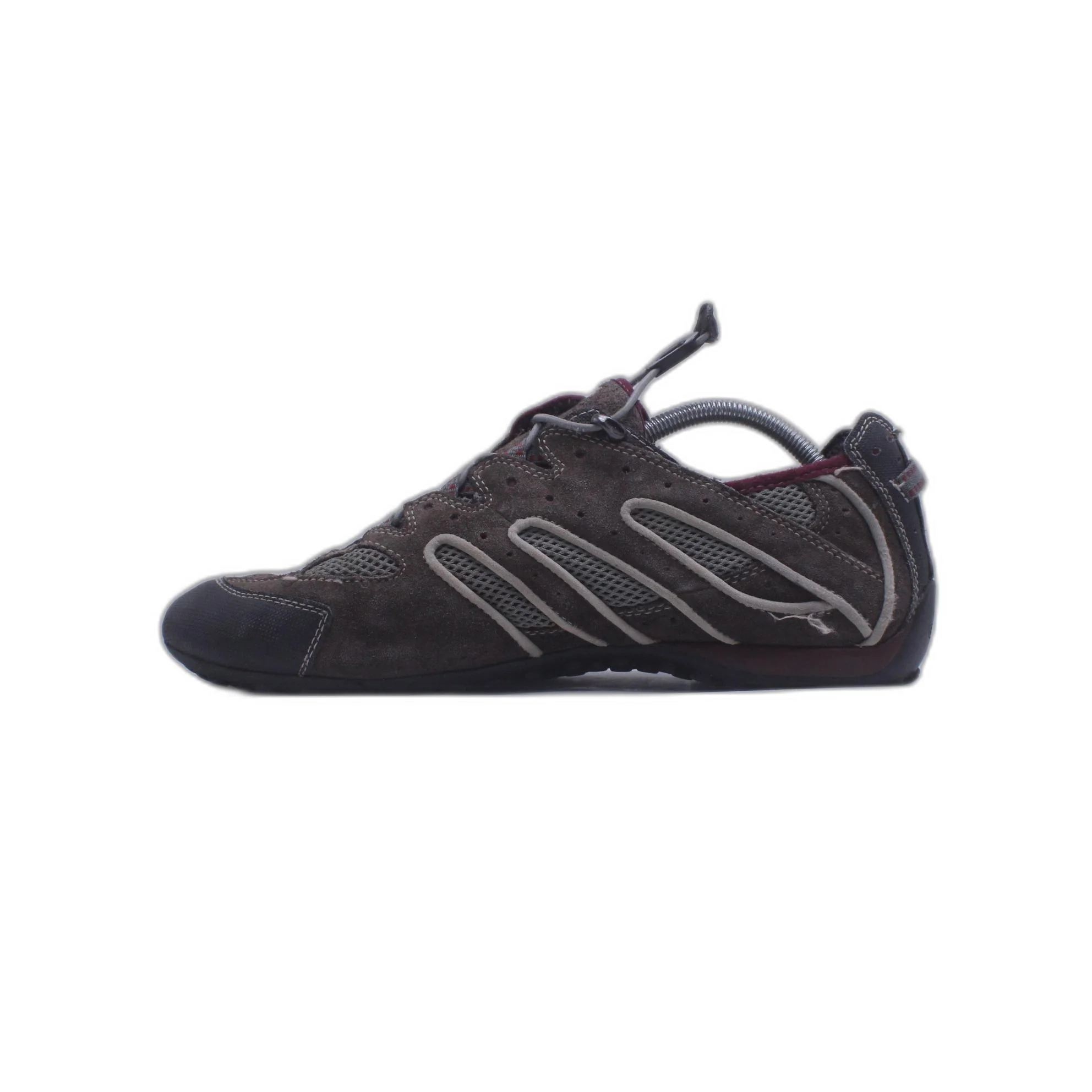GEOX BROWN LEATHER/SUEDE SNEAKER - Image 2