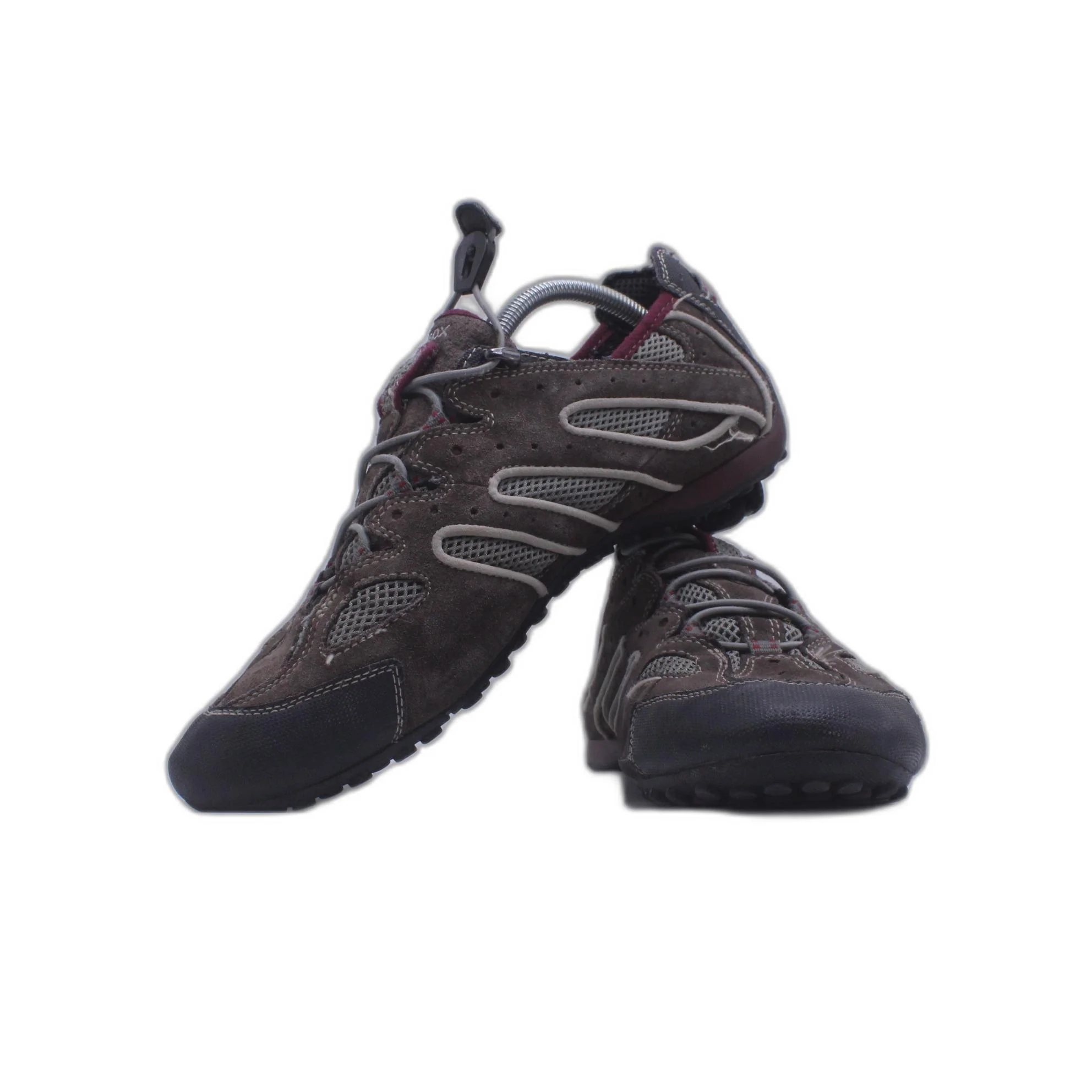 GEOX BROWN LEATHER/SUEDE SNEAKER - Image 5