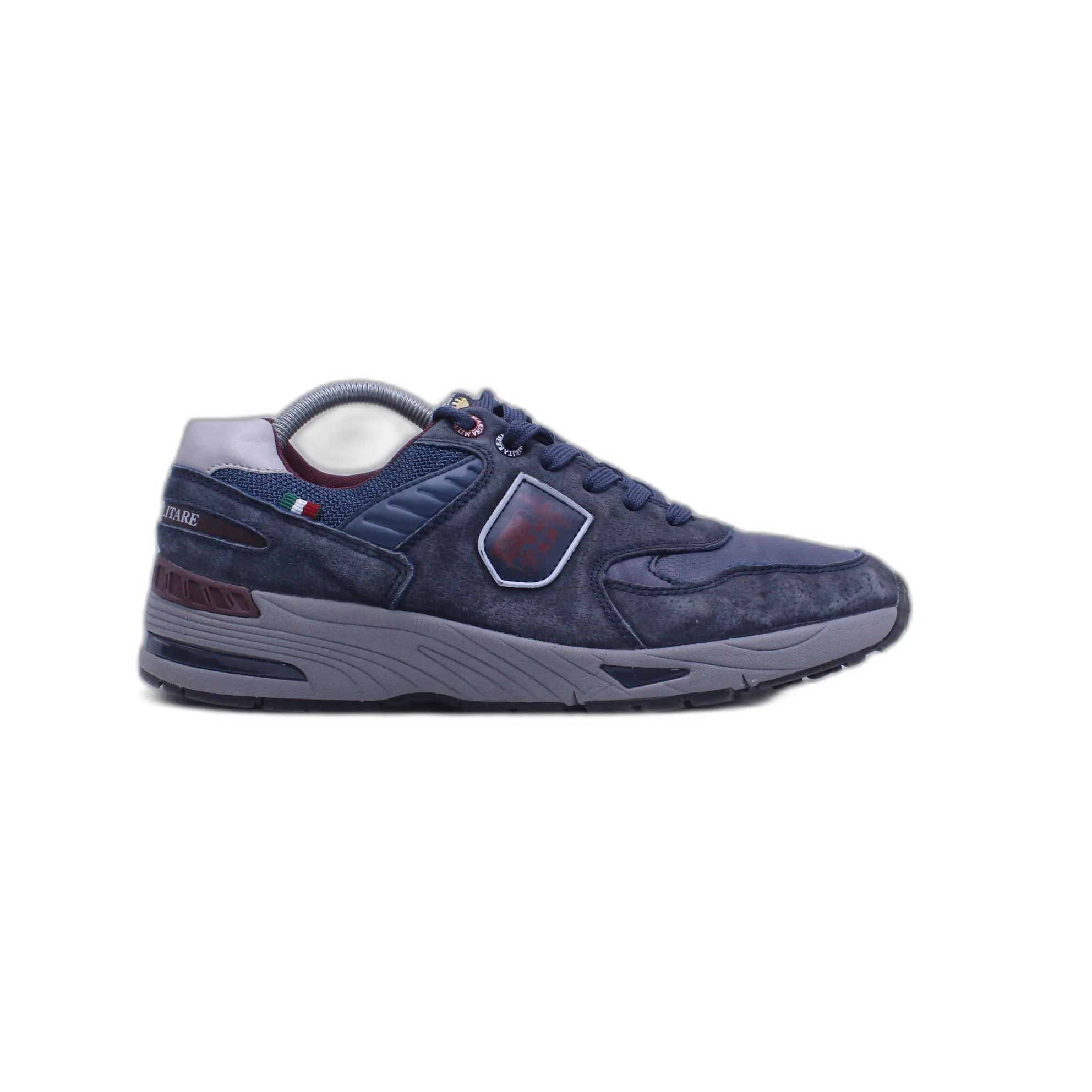 Geox Mens Shoes Amphibiox U Sandford Blue Grey Suede Leather