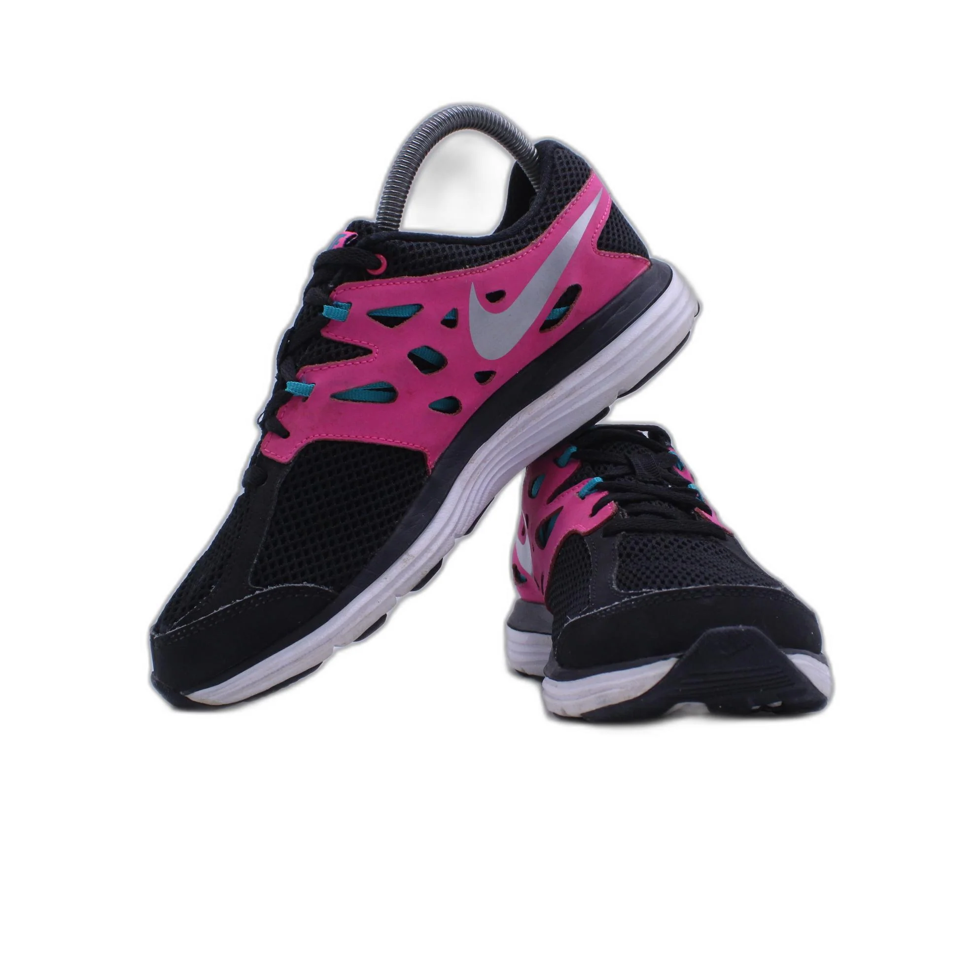Girls Kids Youth Nike Dual Fusion Lite 599295 001 Black Pink Sneakers - Image 3