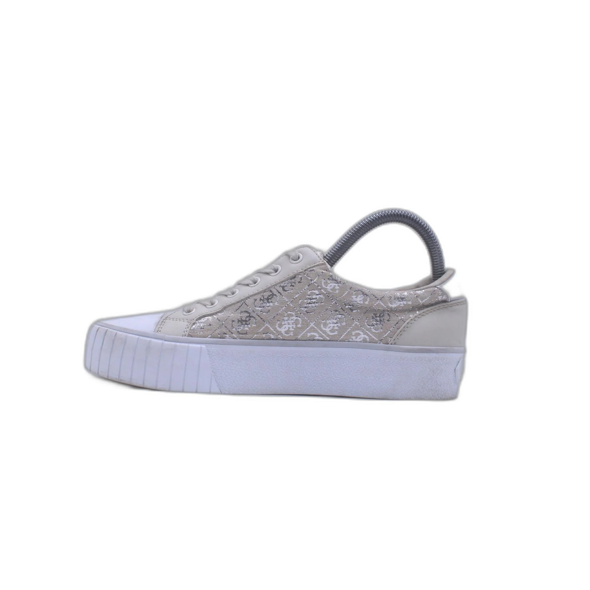 Guess Women's White Sneaker - Image 2