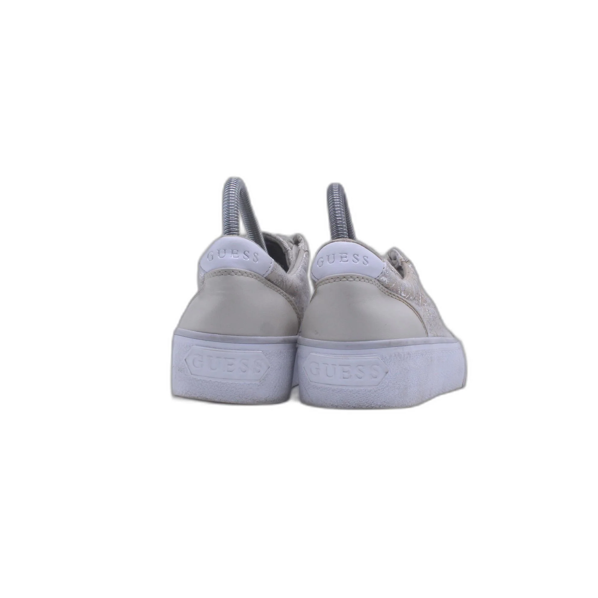 Guess Women's White Sneaker - Image 4