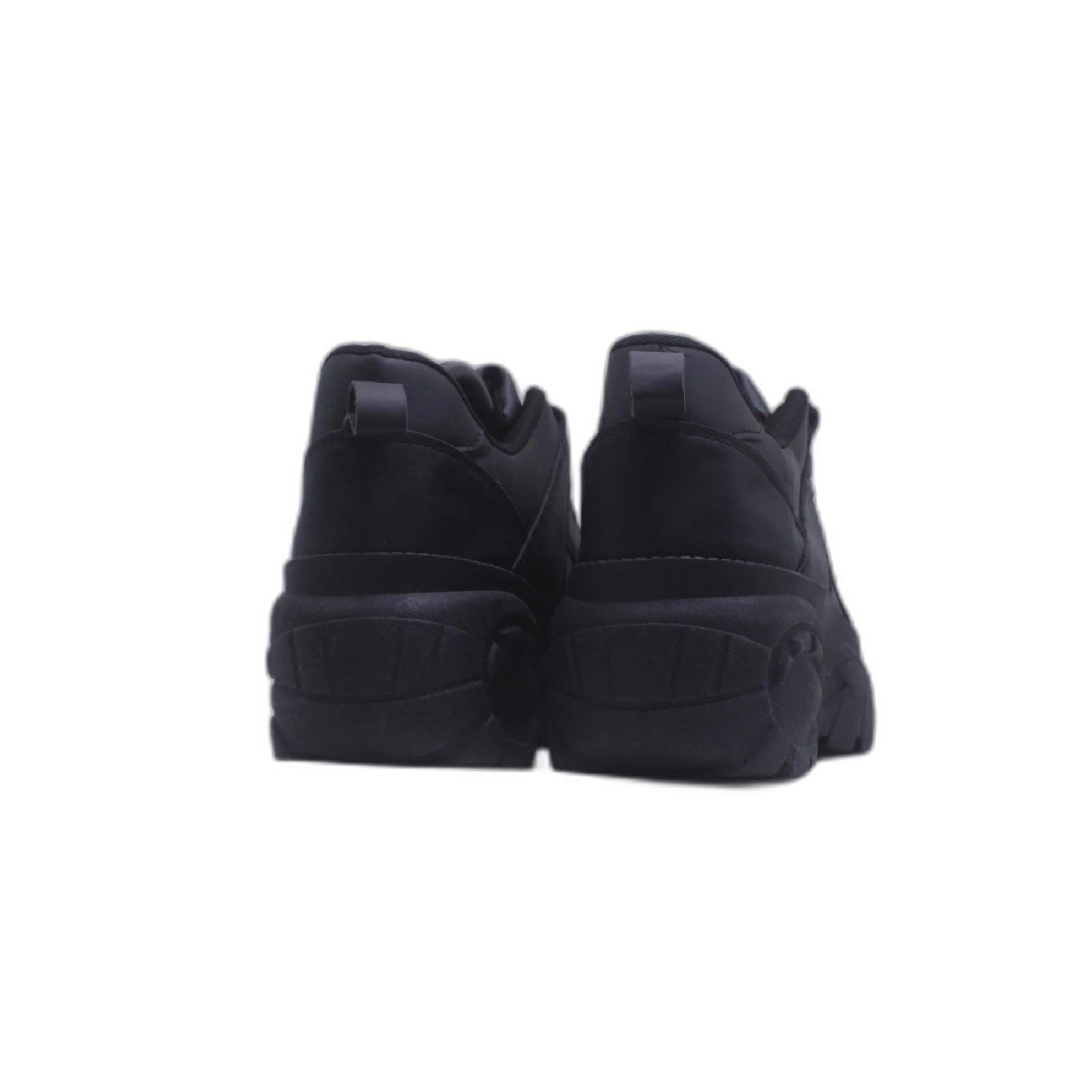 House Brand Black Leather Sneaker - Image 4