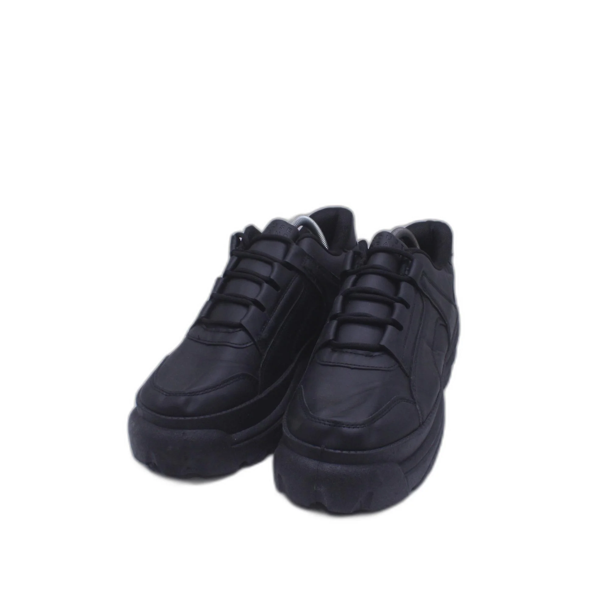 House Brand Black Leather Sneaker - Image 5