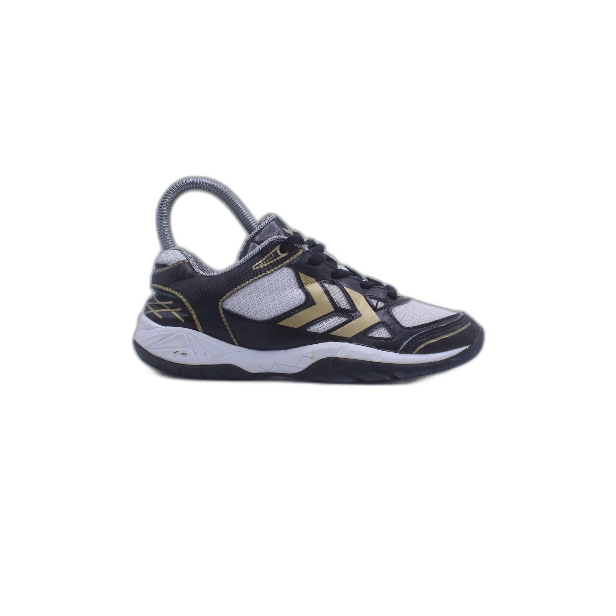 Humell Damen Sneaker Sportschuhe Gr. 35 Schwarz-Gold Neu