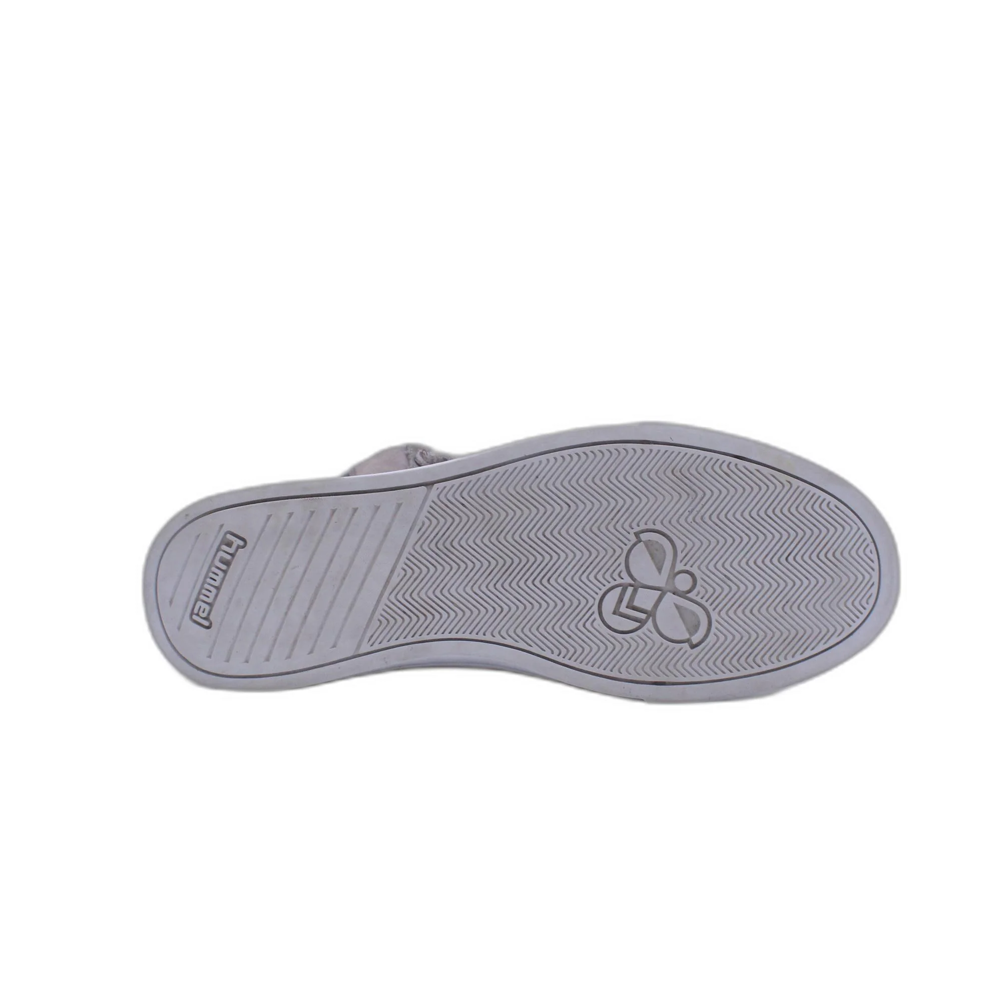 Hummel Slimmer Stadil Tonal High All Gray Indoor Sneaker Shoe - Image 3