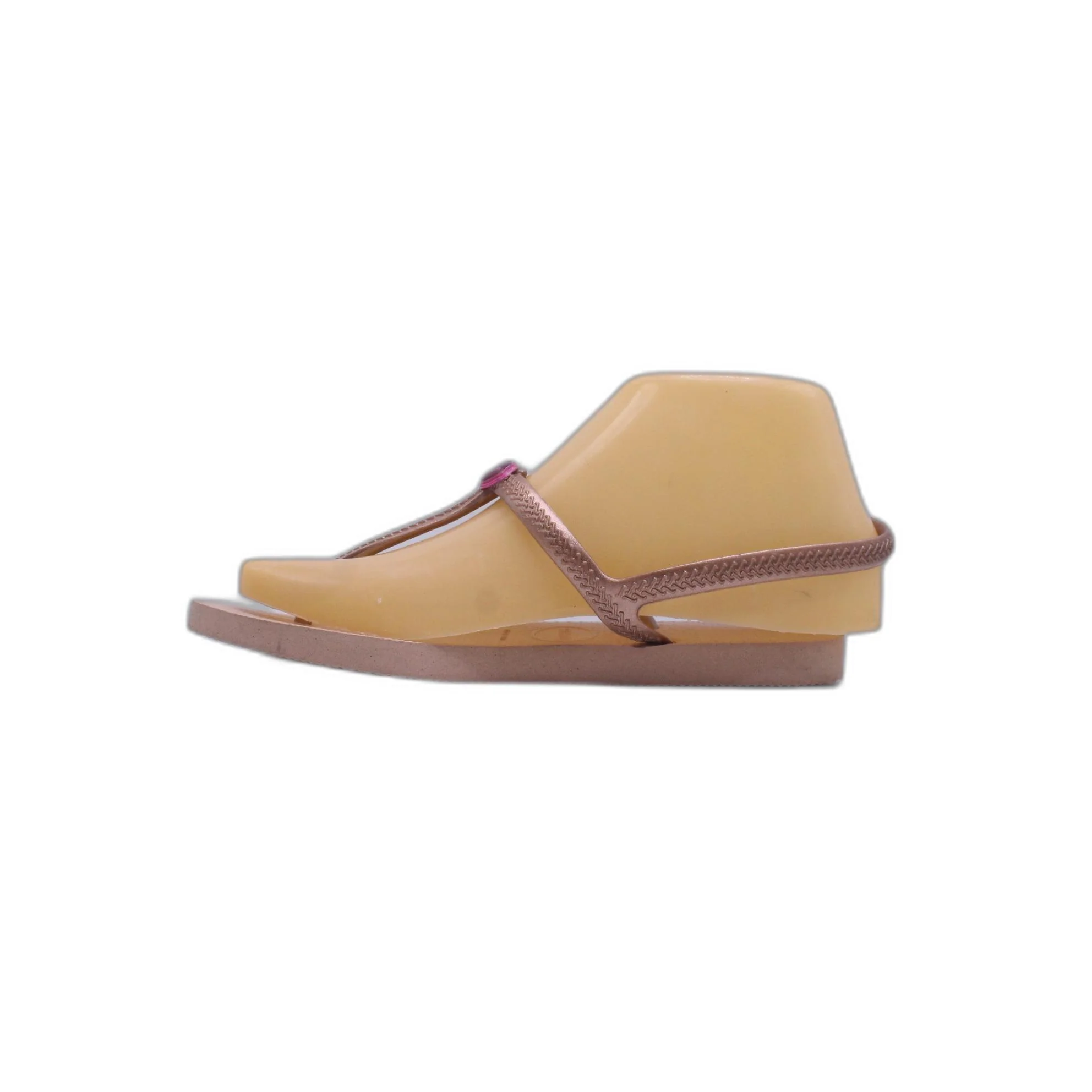 Isabella T-Strap Thong Iconic Comfort Jelly Sandal Bronze Tan Women 5 - Image 2