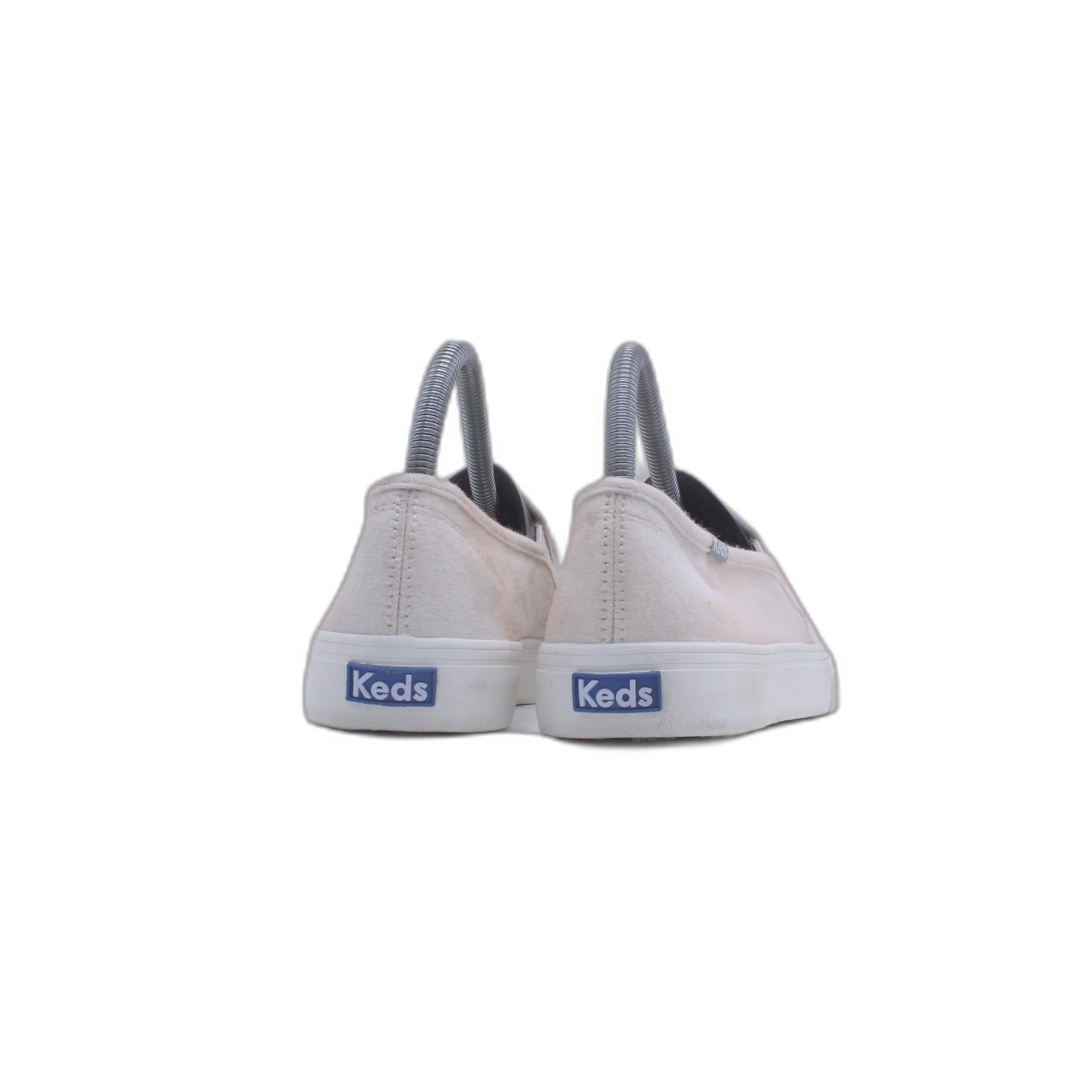 KEDS Double Decker Slip On Ribbed Wave Cream Shoe - Image 4