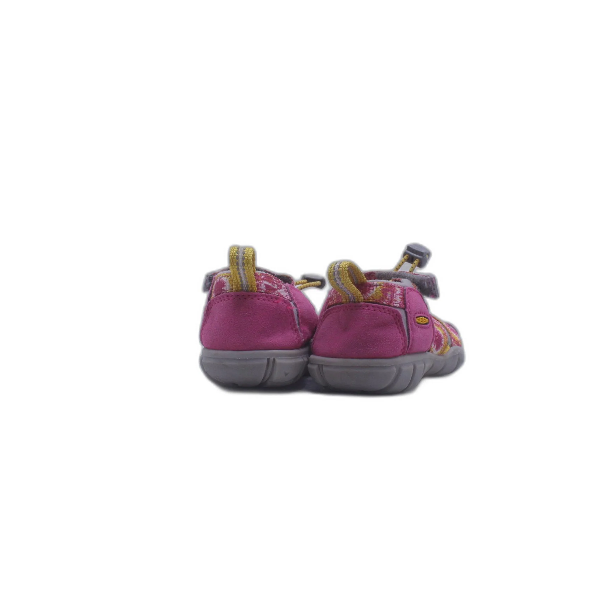 KEEN GIRLS SEACAMP II CNX SANDALS PINK YELLOW TYE DYE WATER HIKING TRAIL - Image 3
