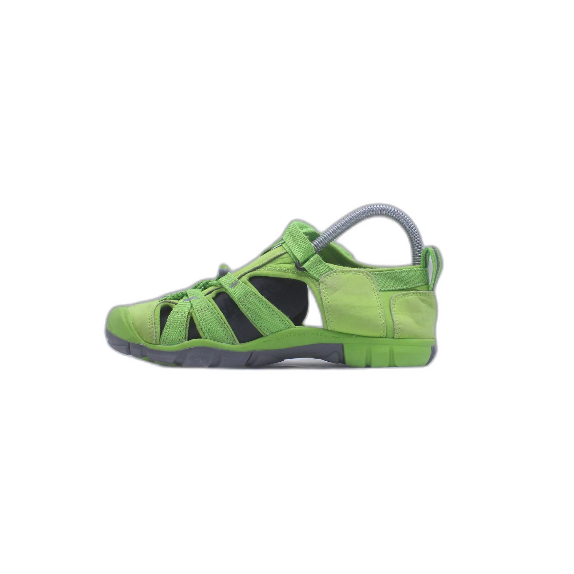 KEEN Green Canvas Leather Waterproof Newport Sandal - Image 2