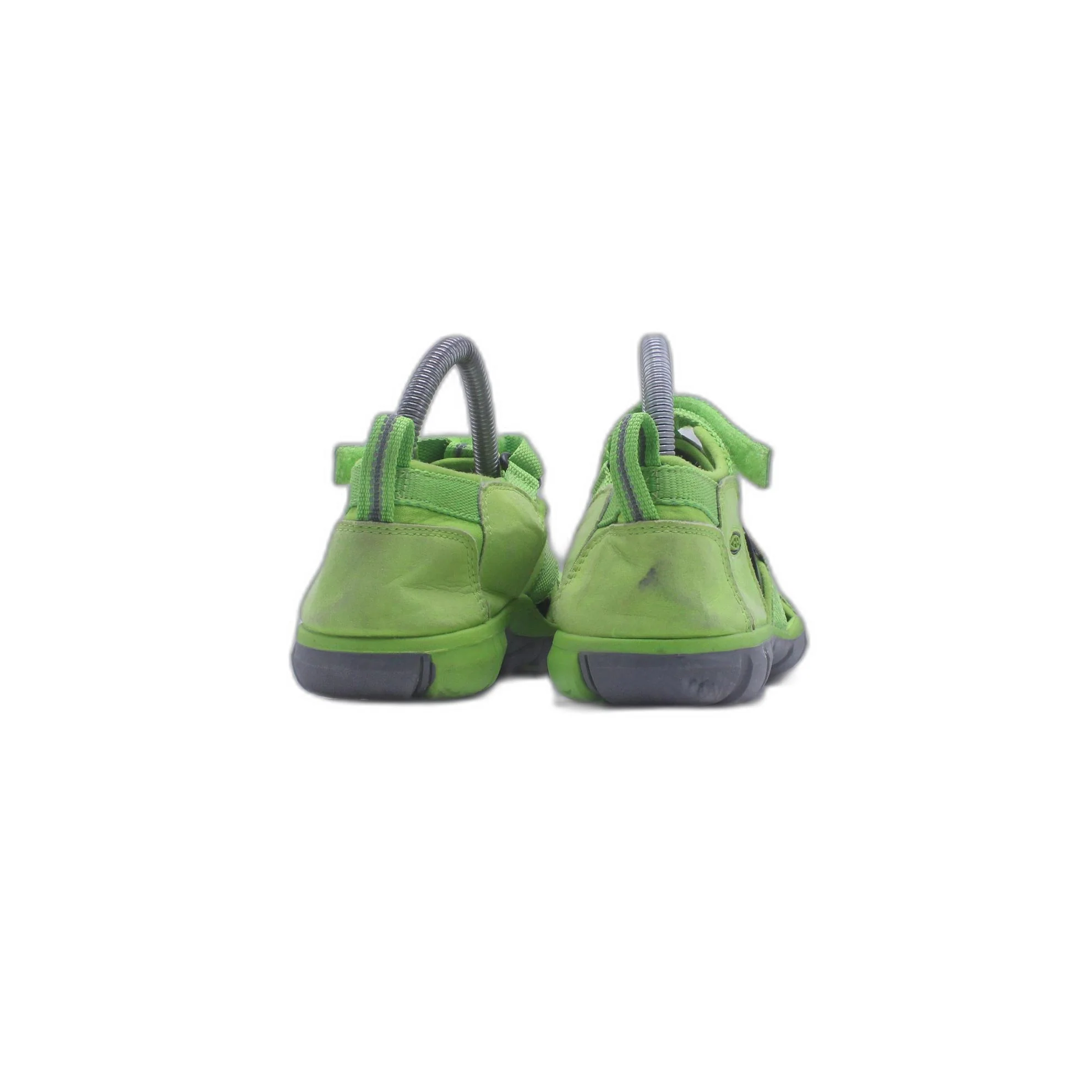 KEEN Green Canvas Leather Waterproof Newport Sandal - Image 4