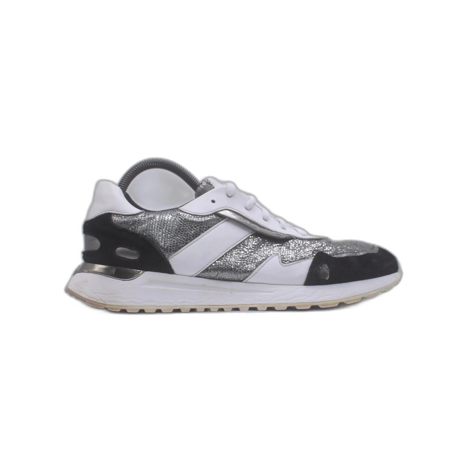 Michael Kors Monroe Trainer Glitter Chain Mesh Rose Gold Sneaker