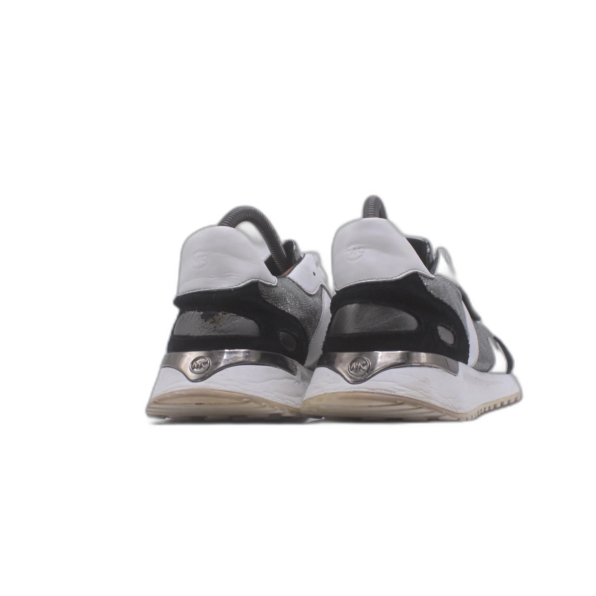 Michael Kors Monroe Trainer Glitter Chain Mesh Rose Gold Sneaker - Image 3