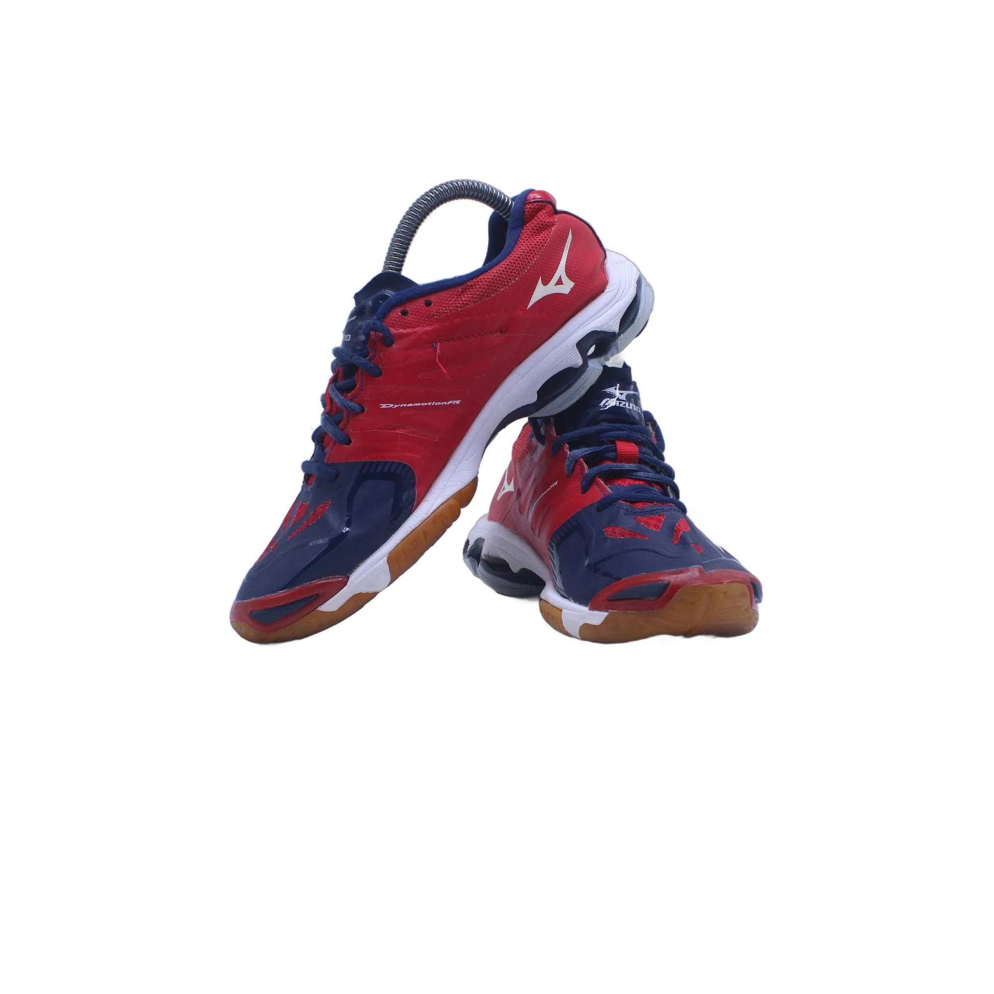 Mizuno Wave Lightning Red/ Navy/ White Indoor Volleyball Shoe - Image 5
