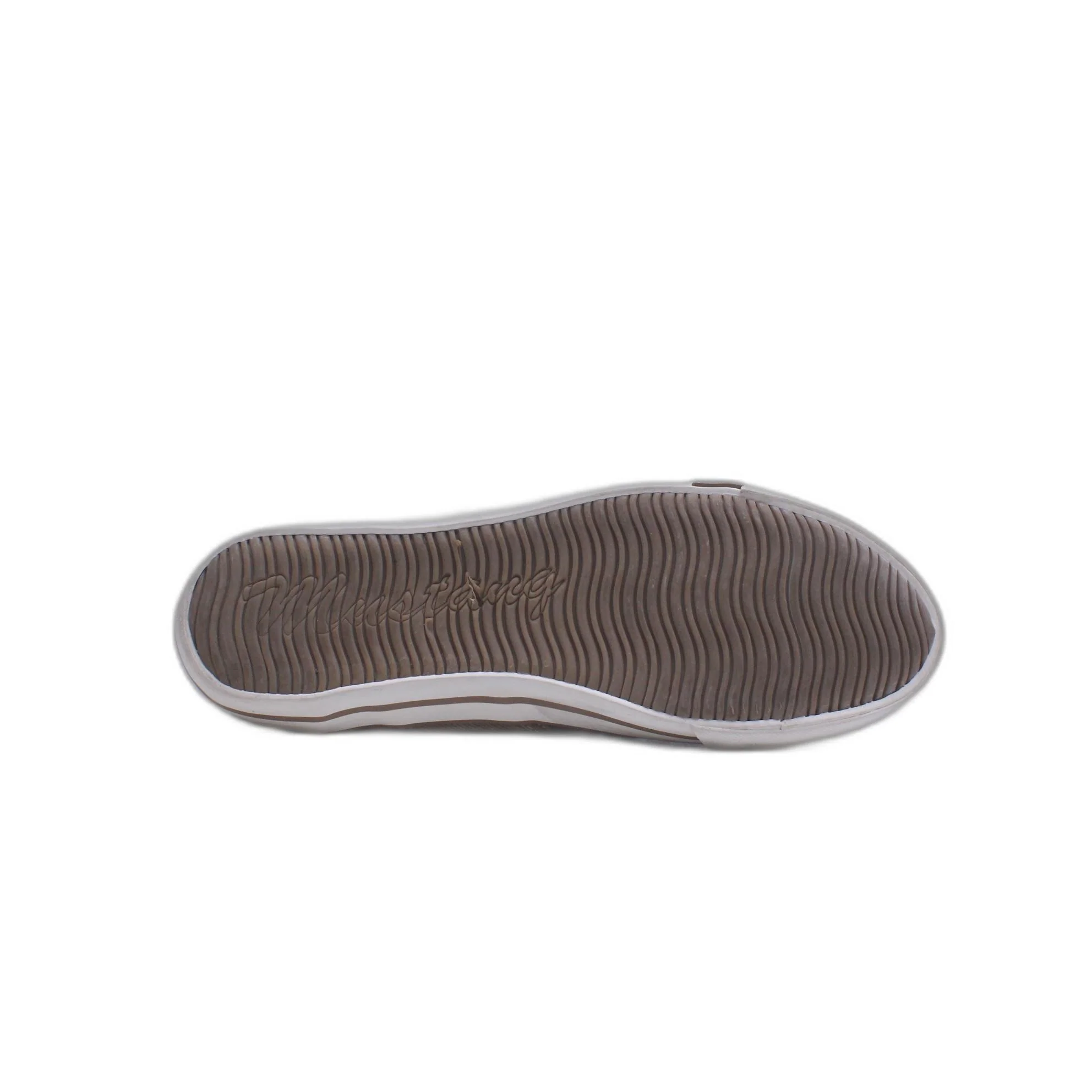 Mustang Slipper Berry Fabric Rubber Sole Shoe - Image 3
