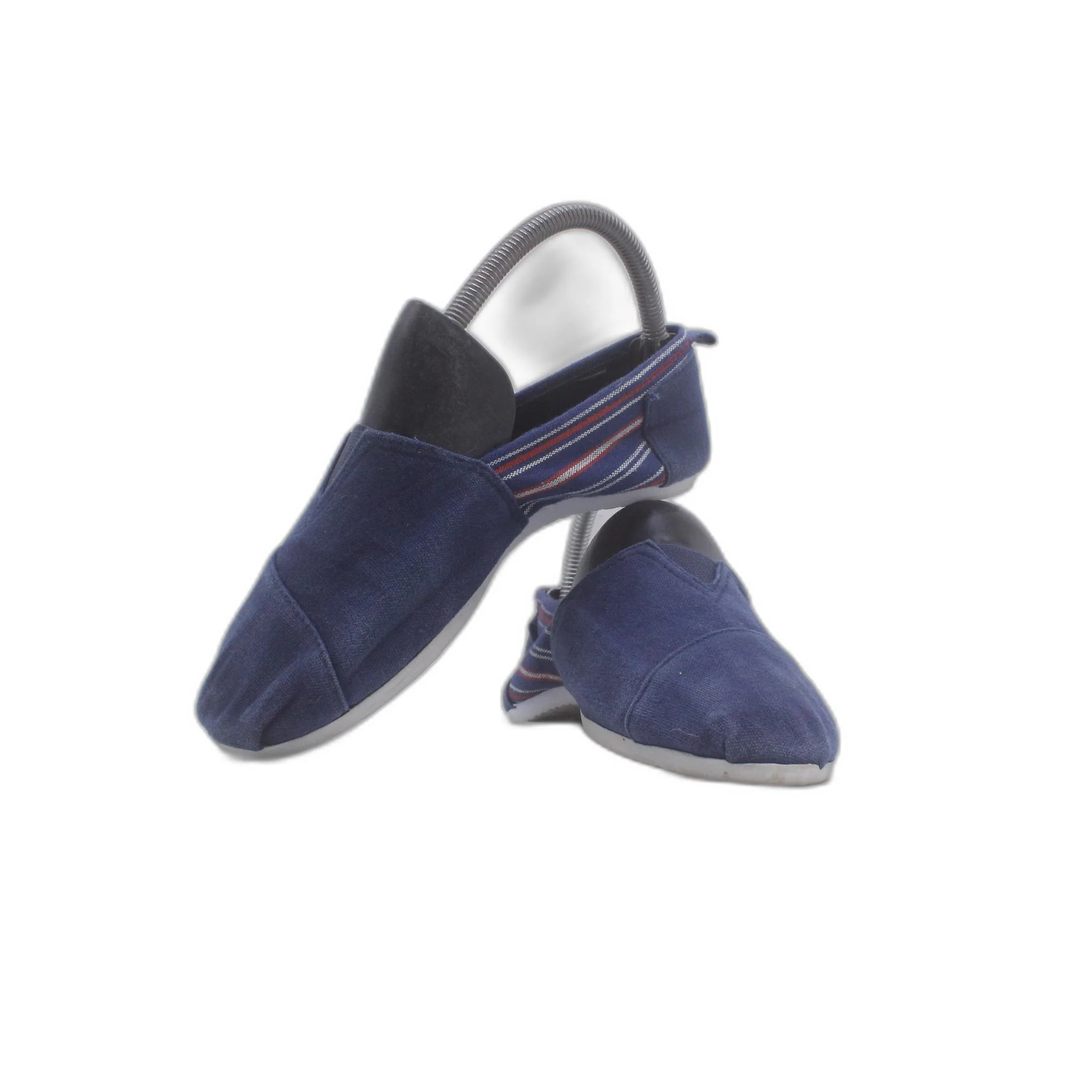 My style Women's Canvas Slip On Flat Loafers USA Flag Shoe - Image 5