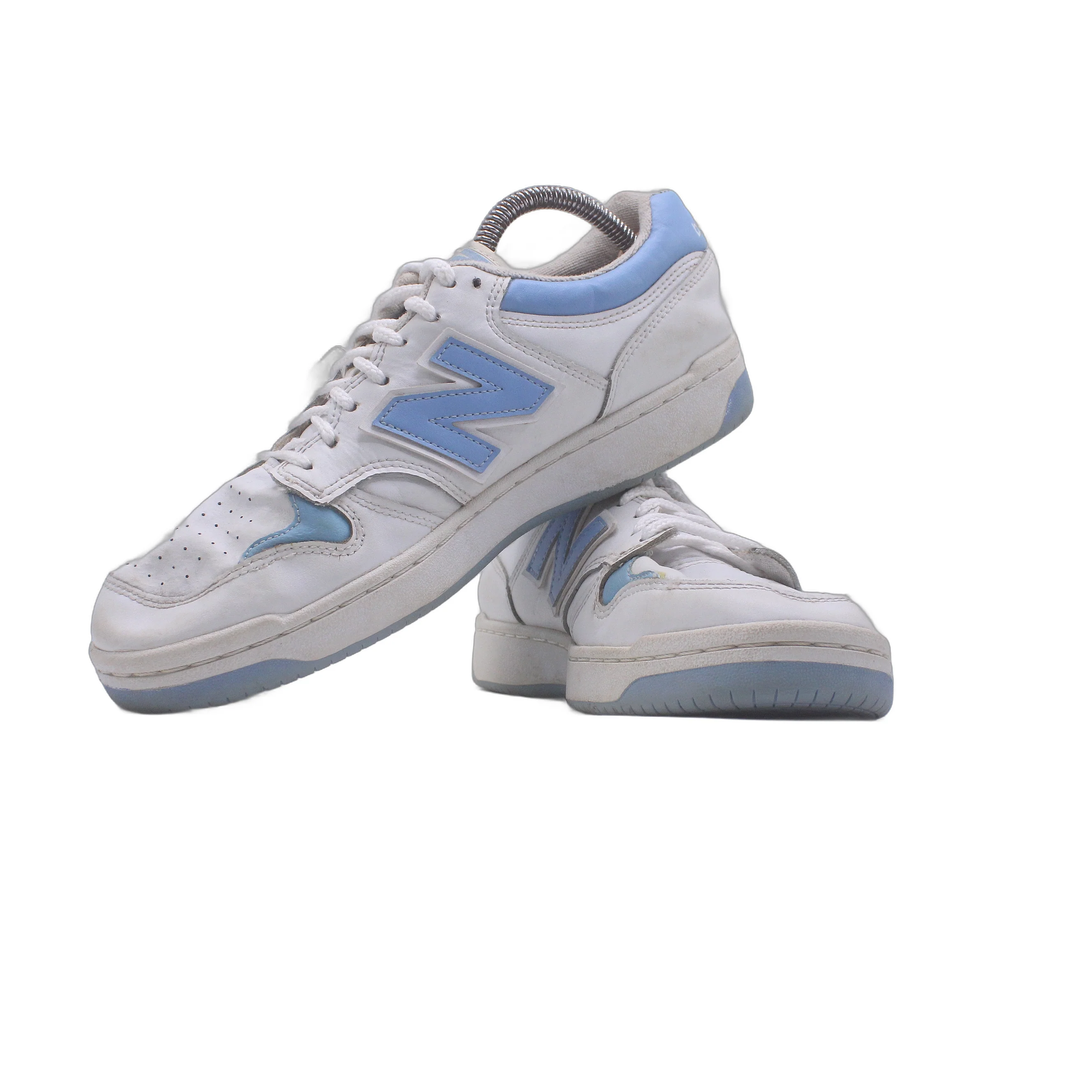 New Balance 480 White/Baby Blue Men’s Sneaker - Image 5