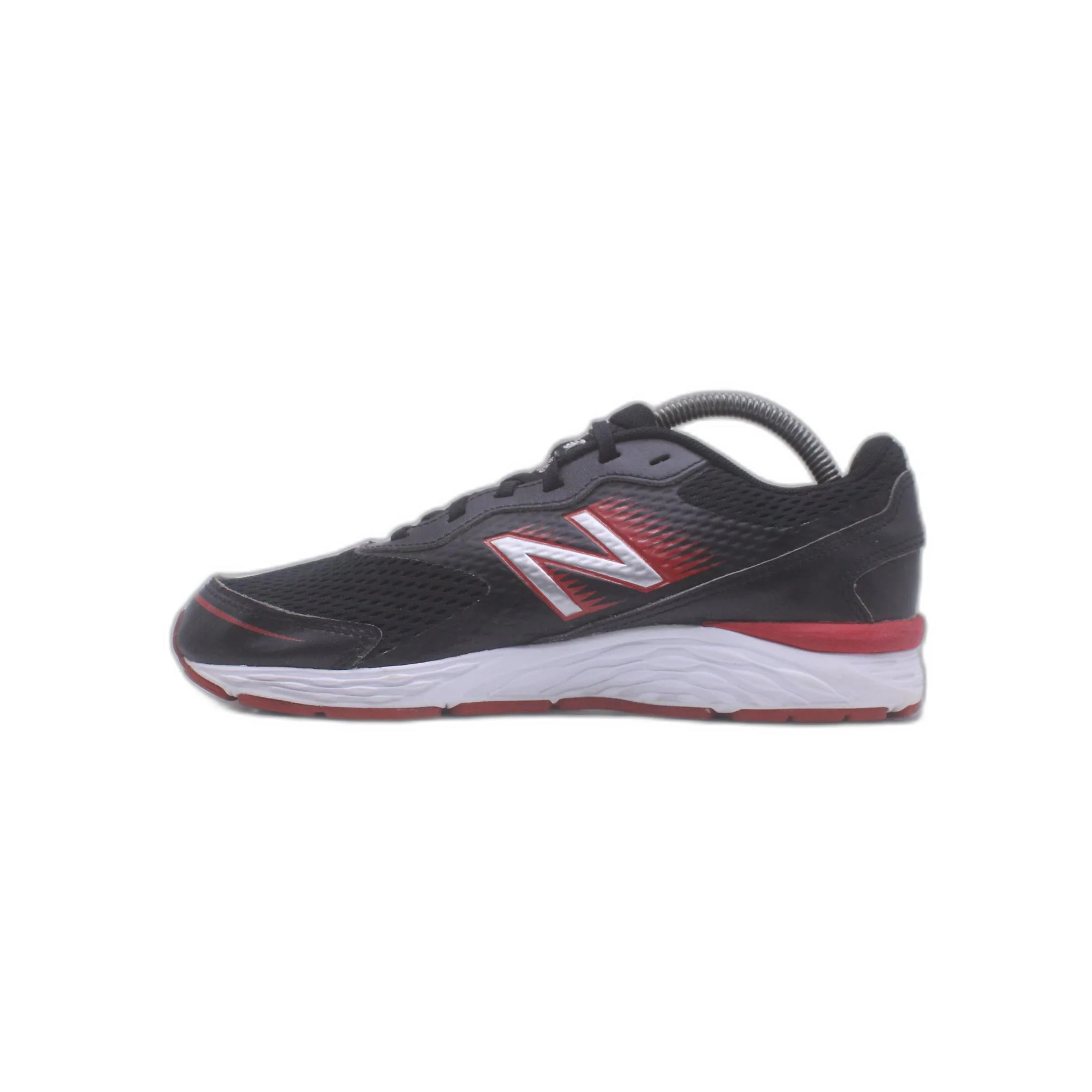 New Balance 680 V6 Black Red Shoe - Image 2