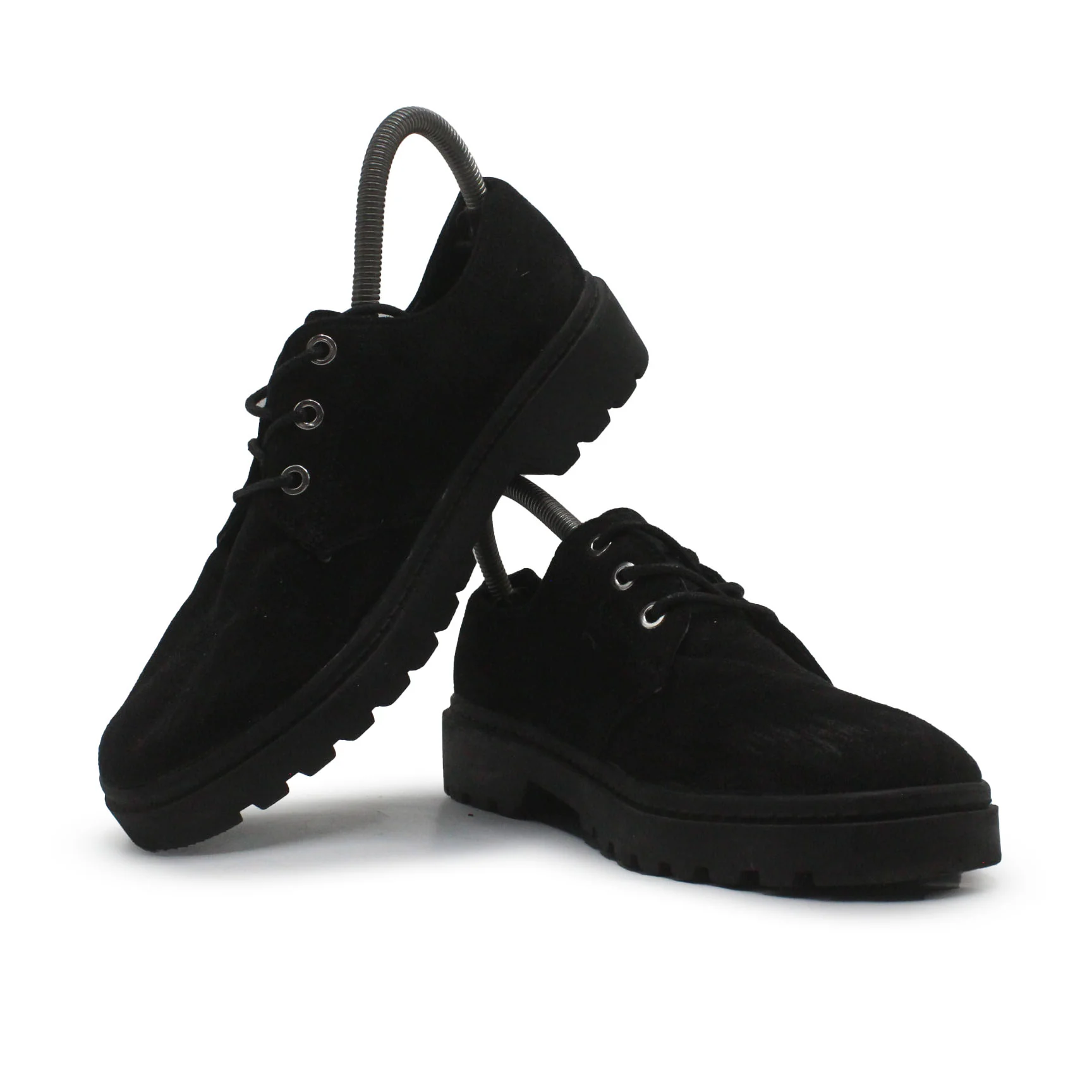 New Look Suede Chunky Lace Up shoe - Image 2