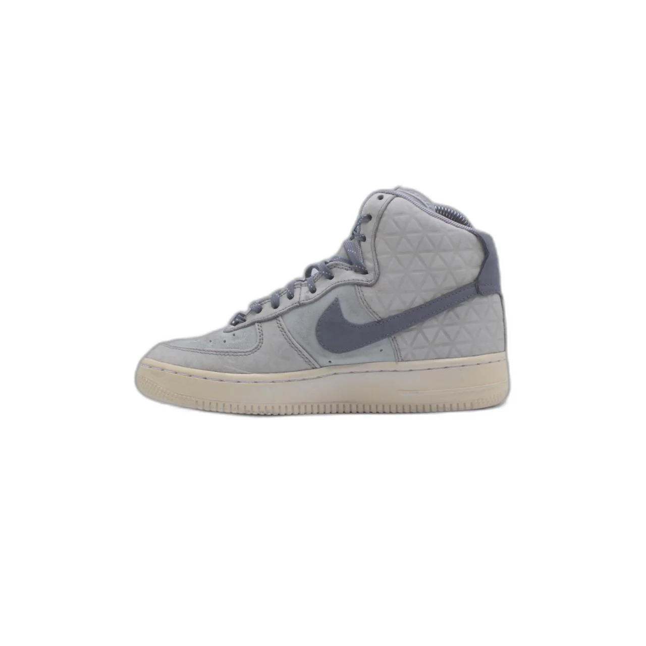 Nike Air Force 1 High Top Wolf Texture Suede Sneaker - Image 2