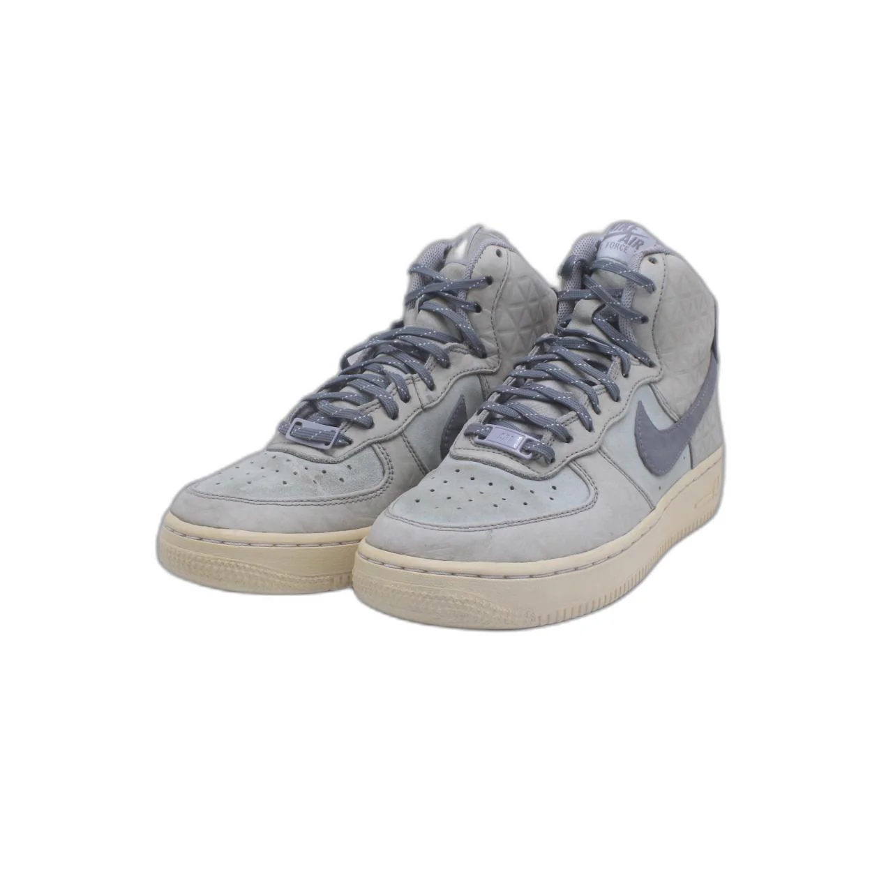 Nike Air Force 1 High Top Wolf Texture Suede Sneaker - Image 5
