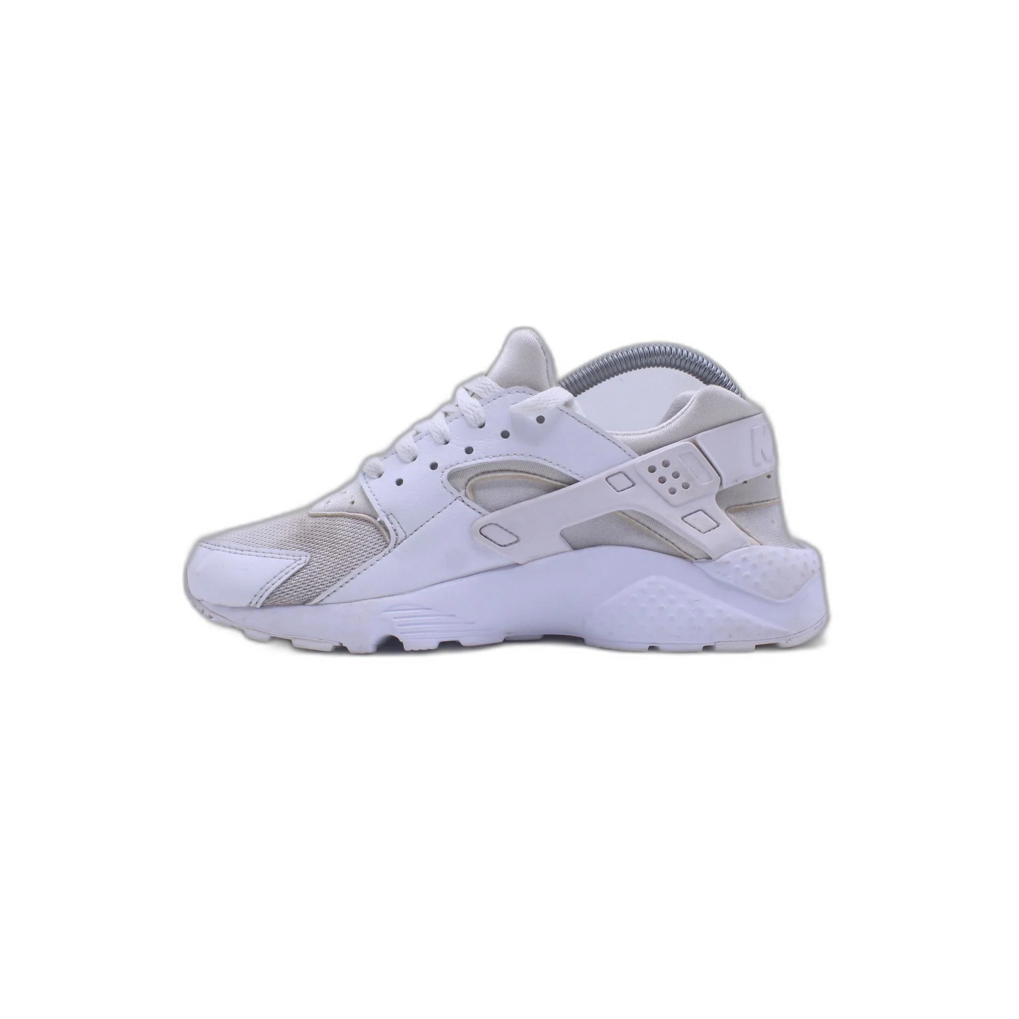 Nike Air Huarache Run Triple White Sneaker - Image 2
