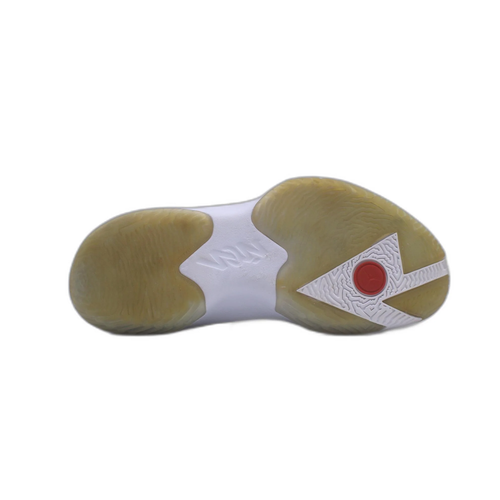 Nike Air Jordan Zion 1 USA Olympic Gold White Blue Red Shoe - Image 3