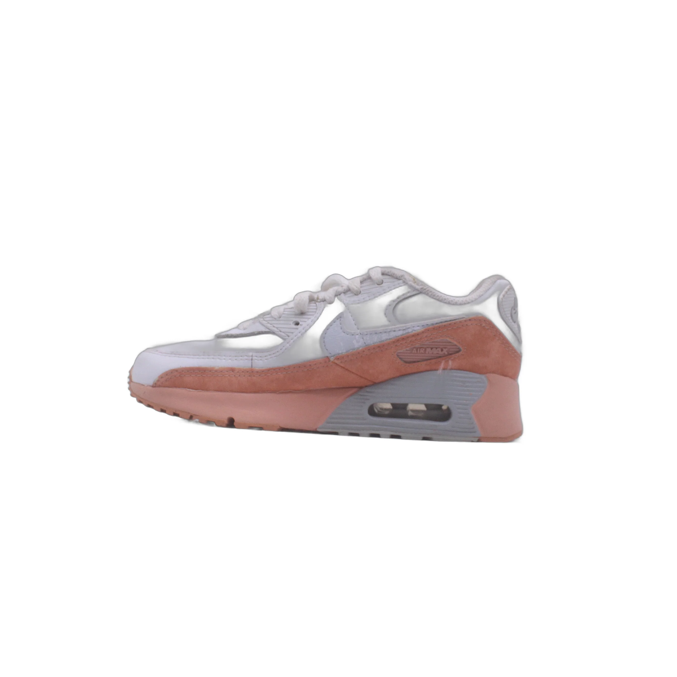 Nike Air Max 90 Toddler White Running Athletic Shoe - Image 2