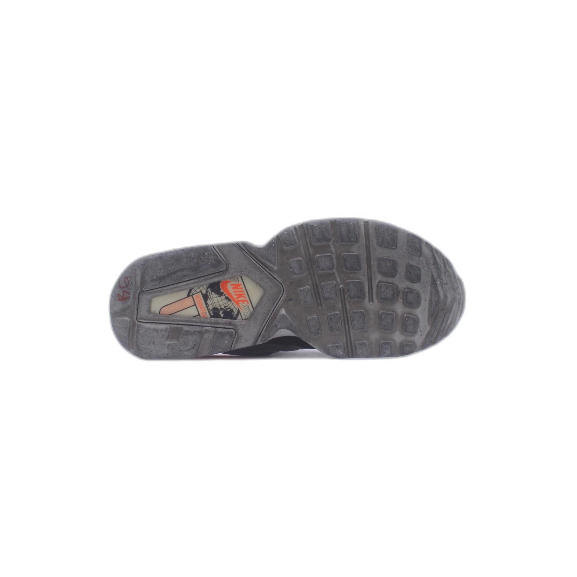 NIKE AIR MAX COLISEUM RCR RACER Black White Safety Orange Sneaker - Image 3