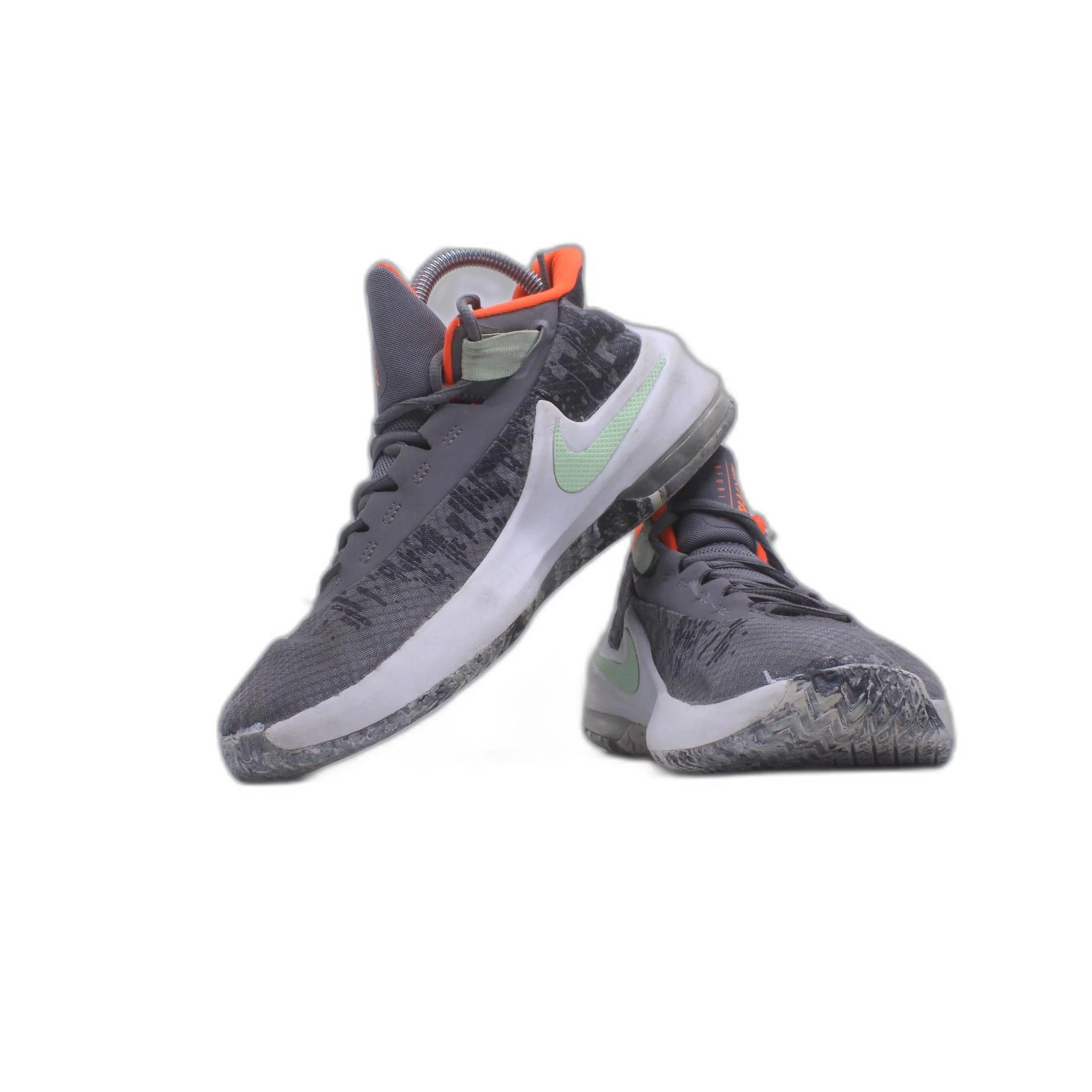 NIKE Air Max Infuriate 2 Mid Wolf Gray Athletic Sneaker - Image 5