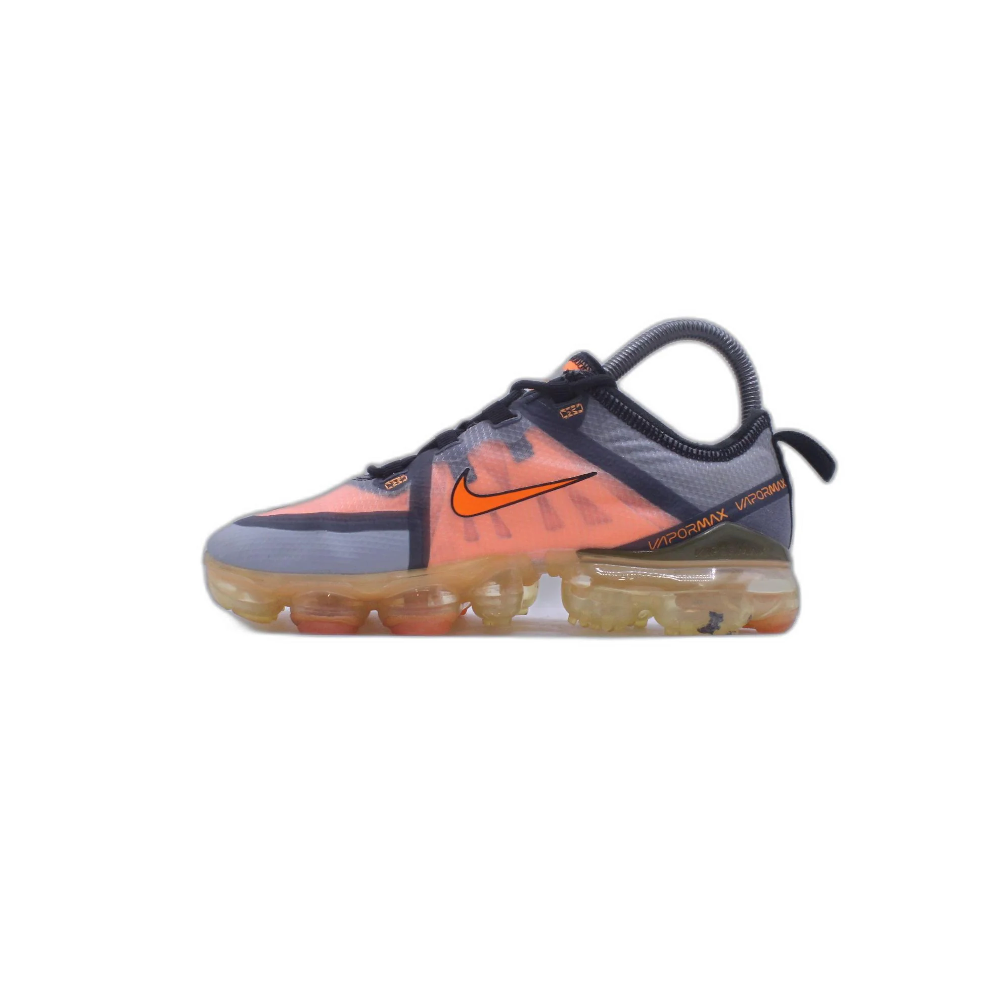 Nike Air VaporMax 2019 Orange Grey Athleisure Run Shoe - Image 2