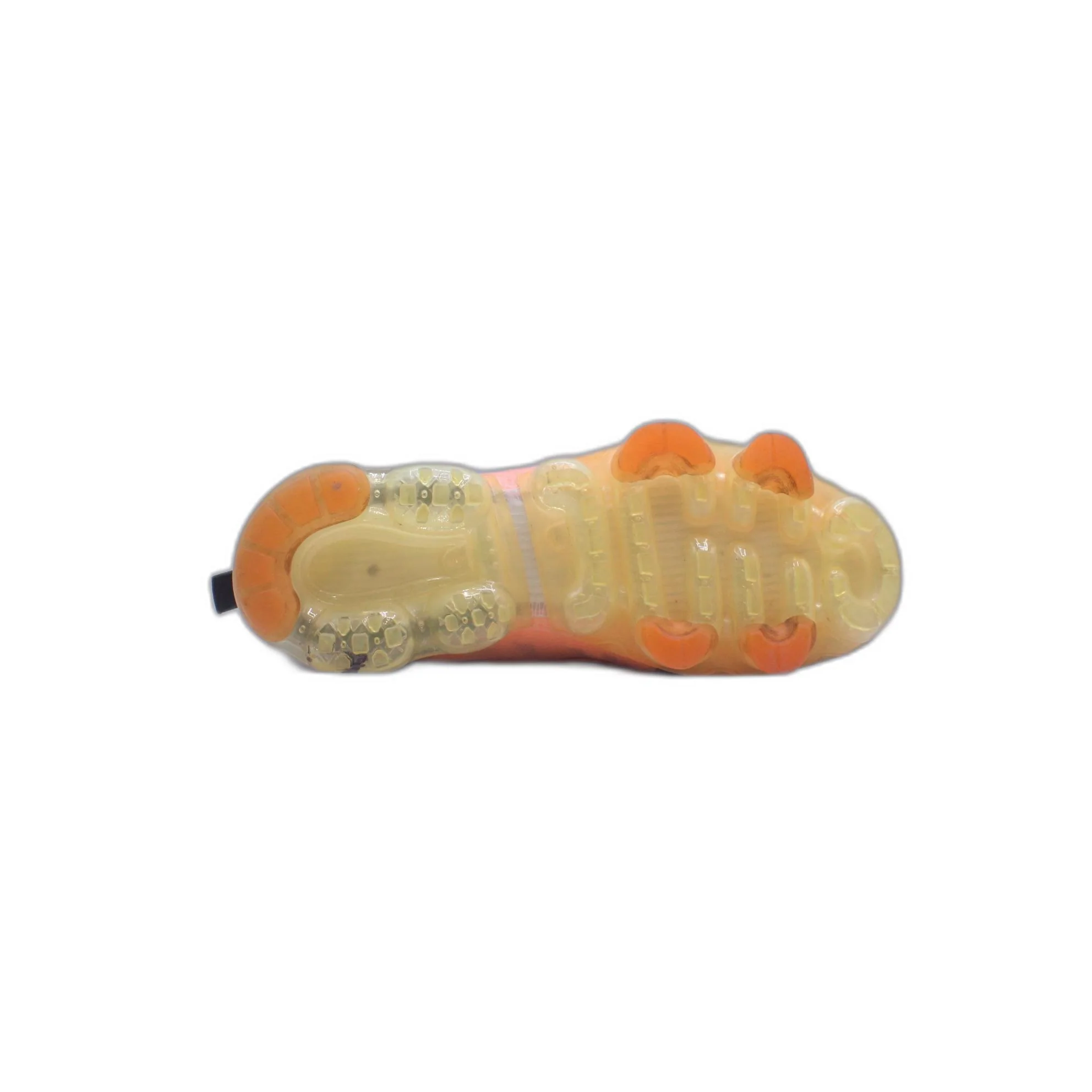 Nike Air VaporMax 2019 Orange Grey Athleisure Run Shoe - Image 3
