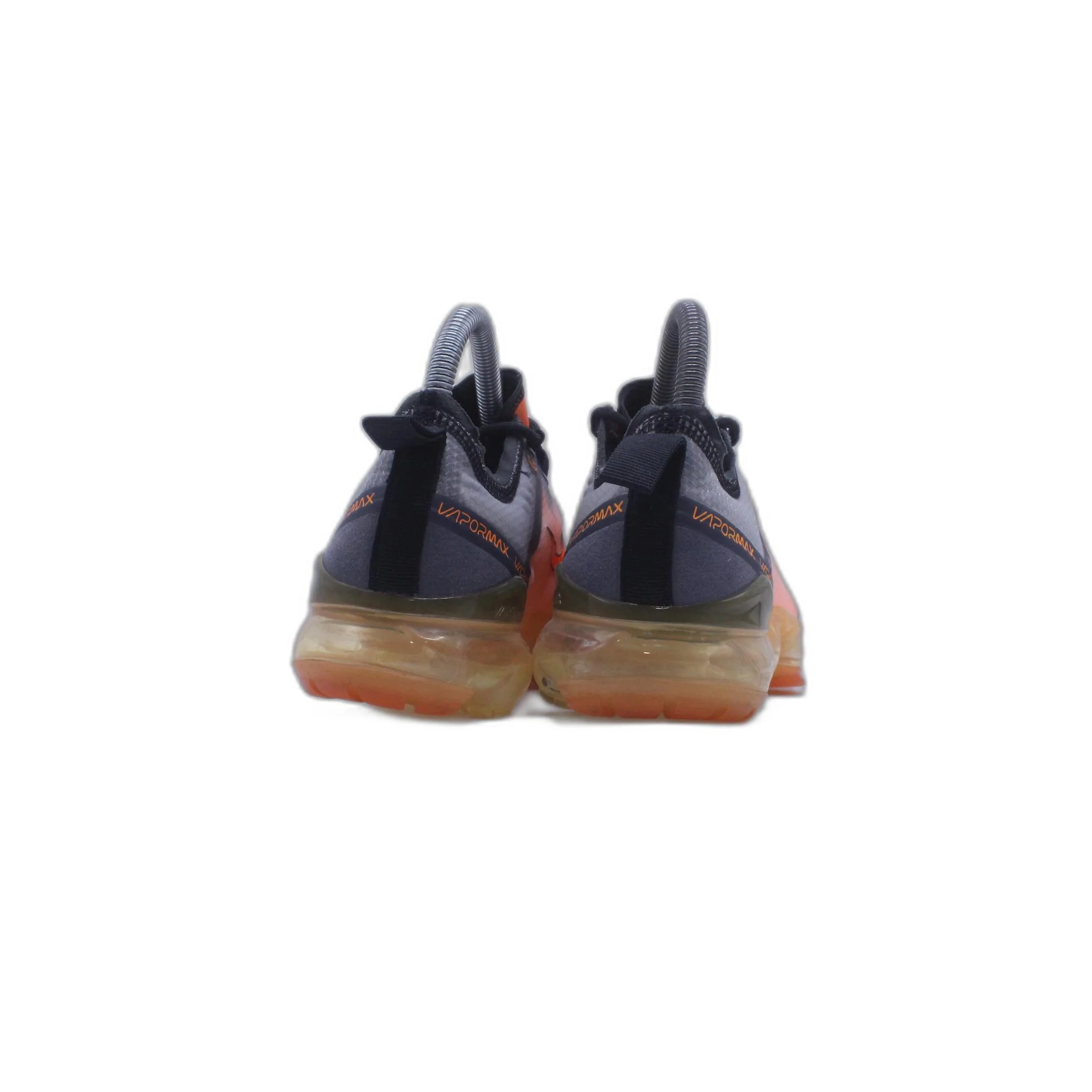 Nike Air VaporMax 2019 Orange Grey Athleisure Run Shoe - Image 4