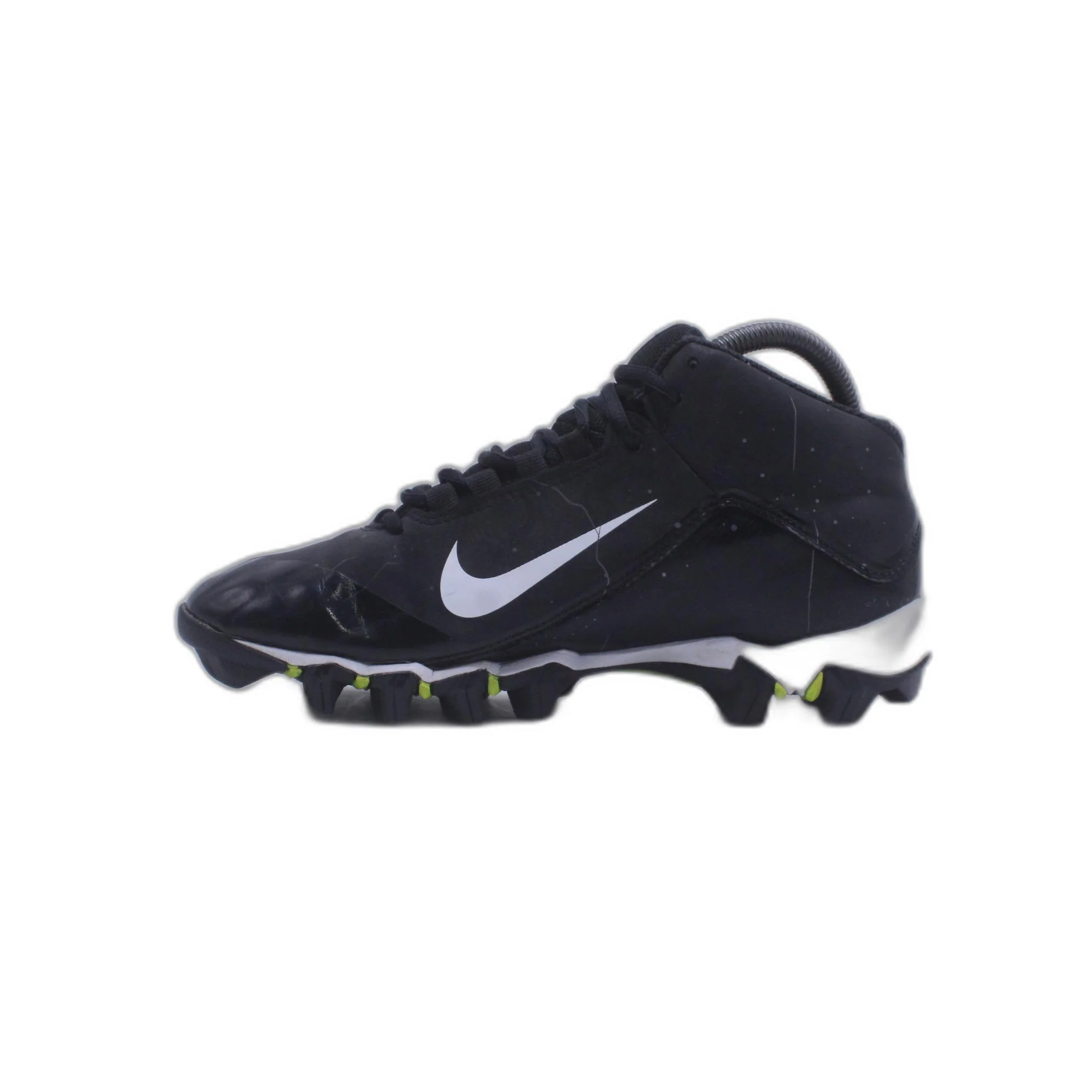 Nike Alpha Fastflex Football Cleats, 719952-002 Black/White - Image 2