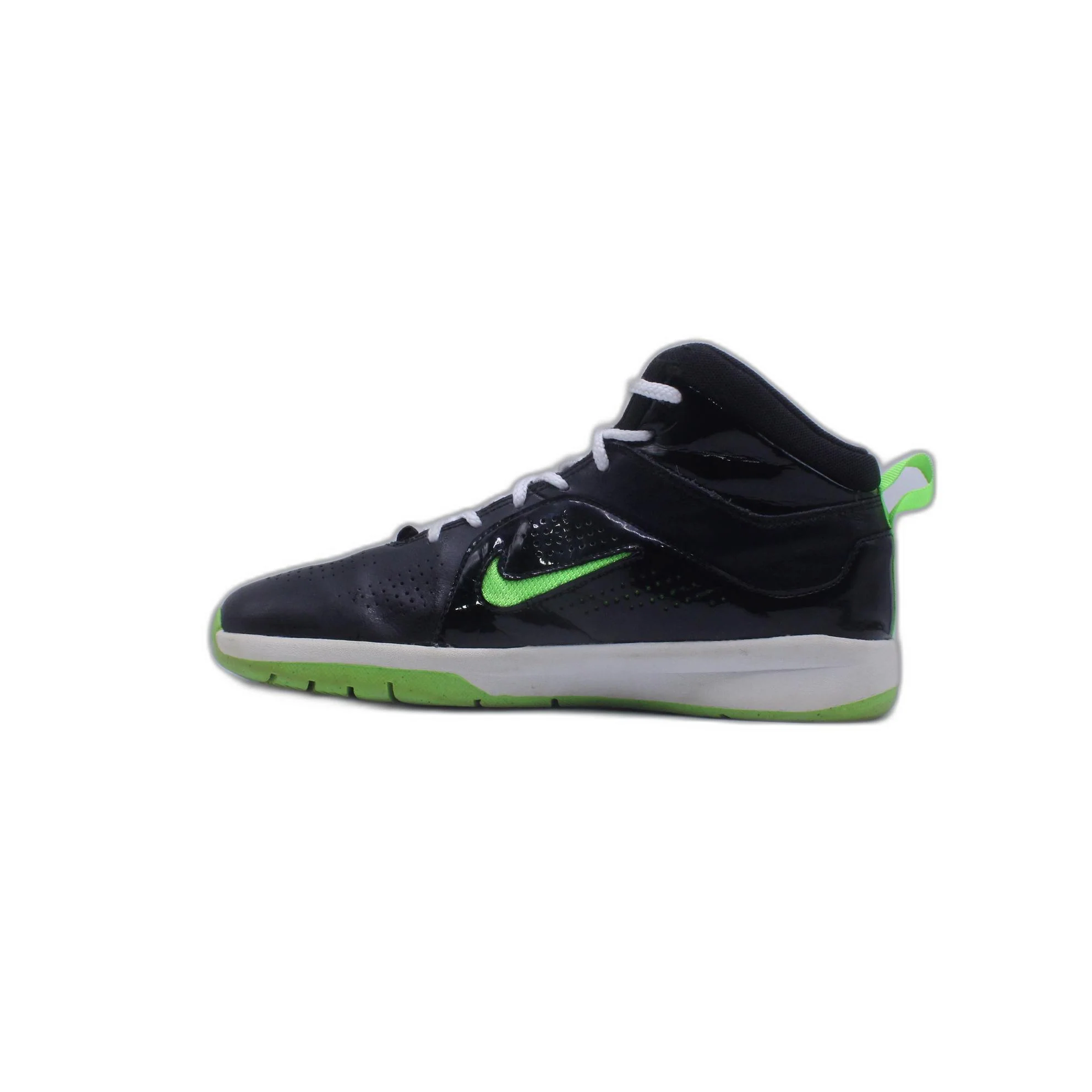 NIKE BLACK AND GREEN RUNNING SHOE - Image 2