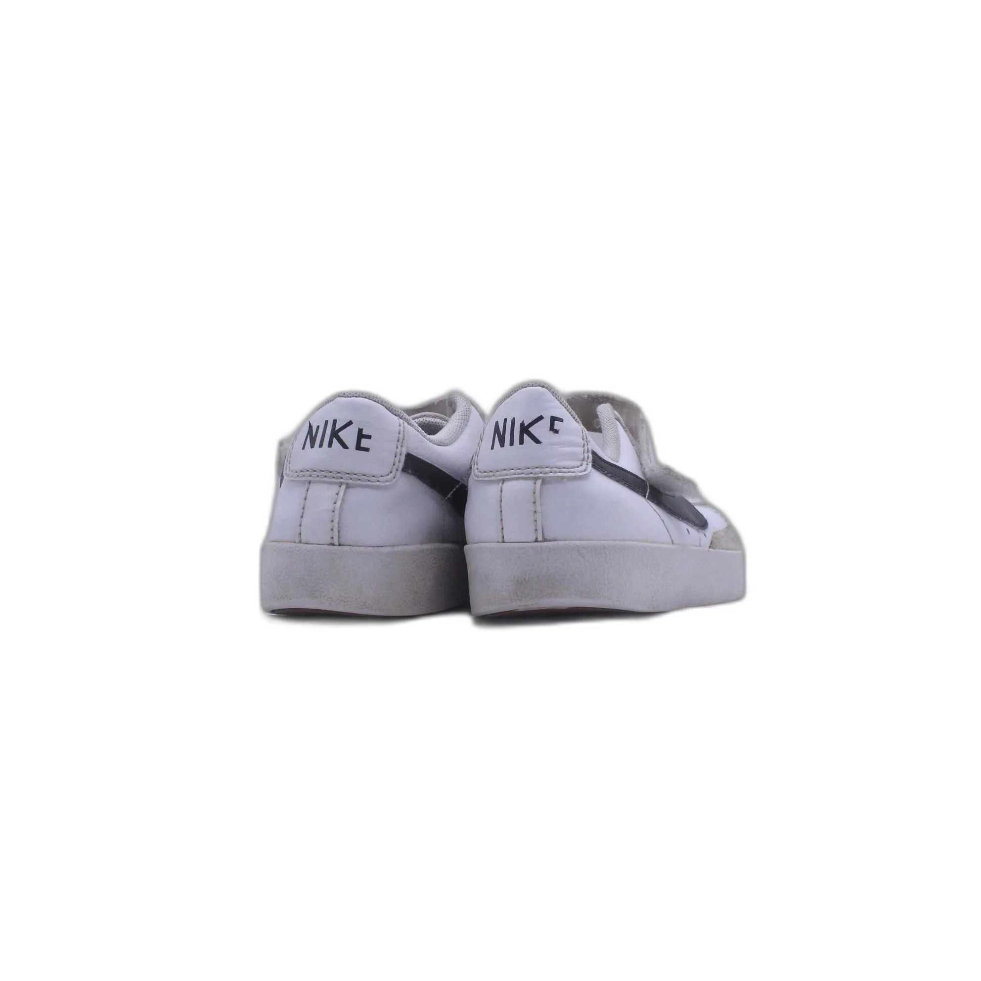 Nike Blazer Low Platform DJ0292-101 White Black Leather Shoe - Image 4