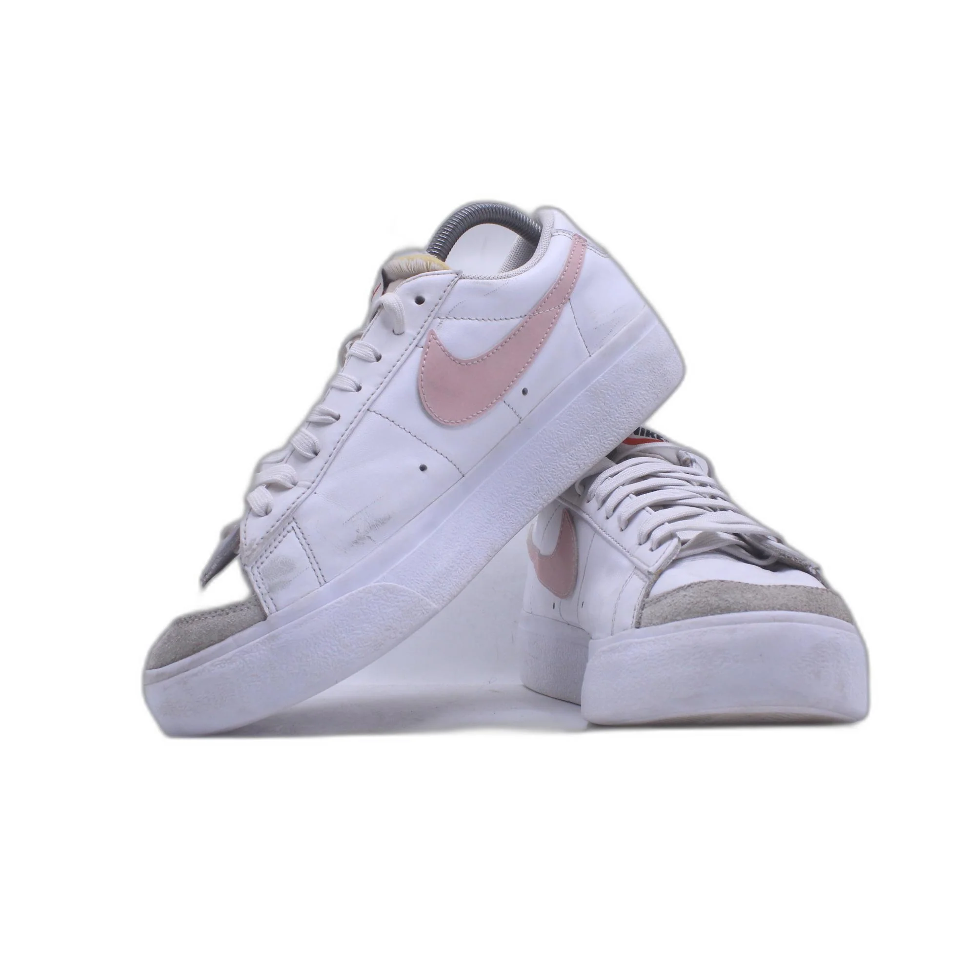 Nike Blazer Trainers Low Platform White Trainers Laces Sneaker - Image 5