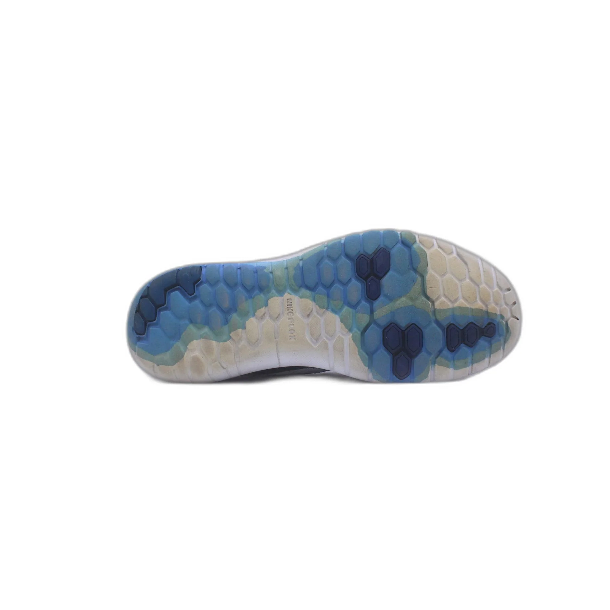 Nike Flex Fury Blue & Black Athletic Running Shoe - Image 3