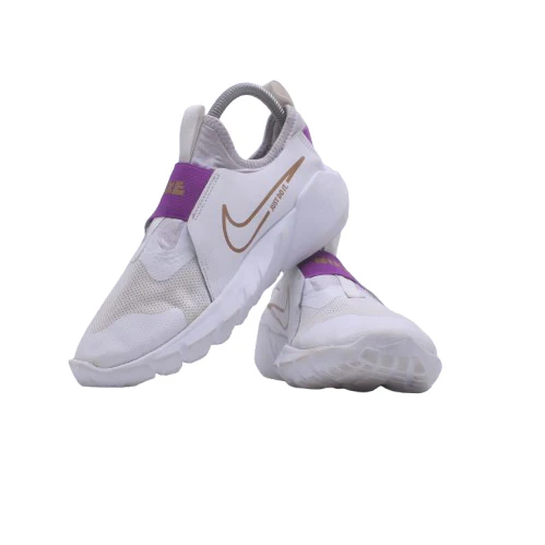 Nike Flex Runner 2 White/Metallic Copper Kids’ Sneaker - Image 5