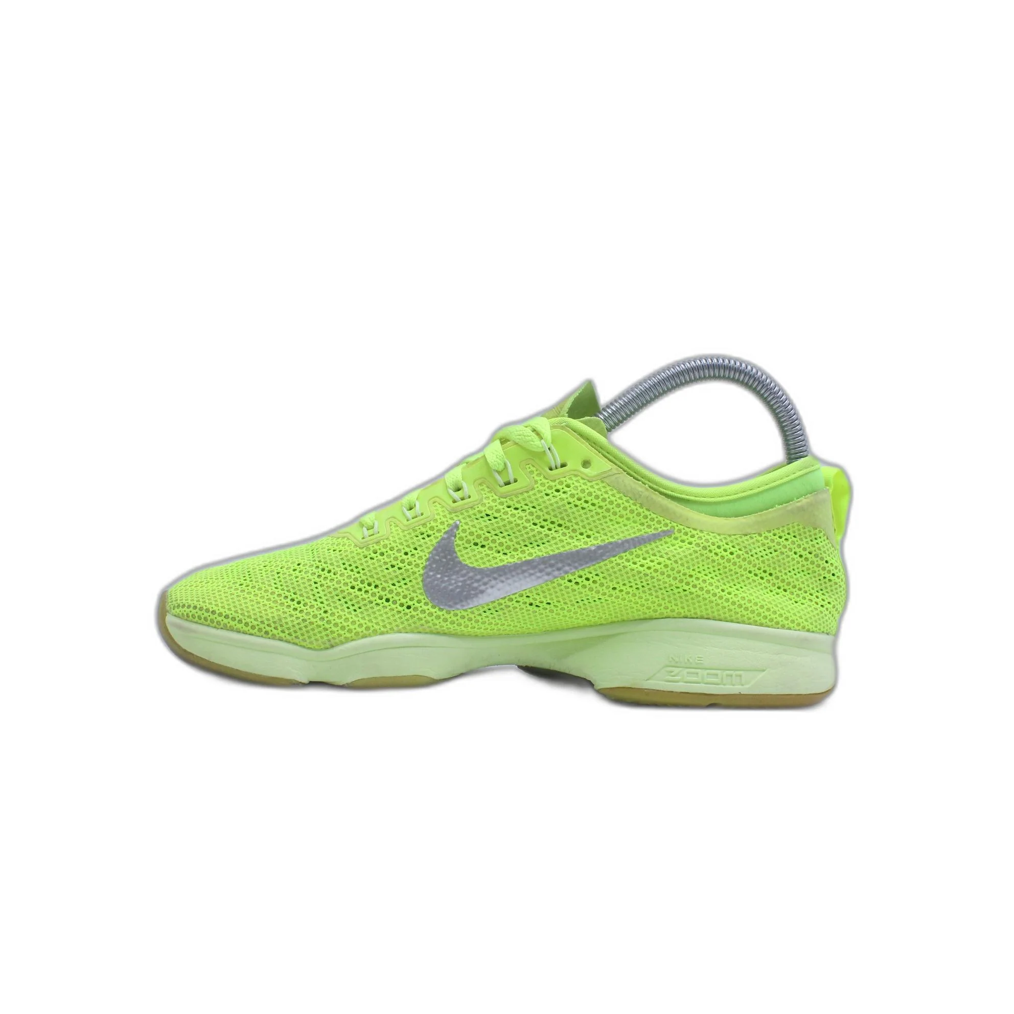 Nike Flyknit Zoom Bright Fluorescent Green Sneaker - Image 2