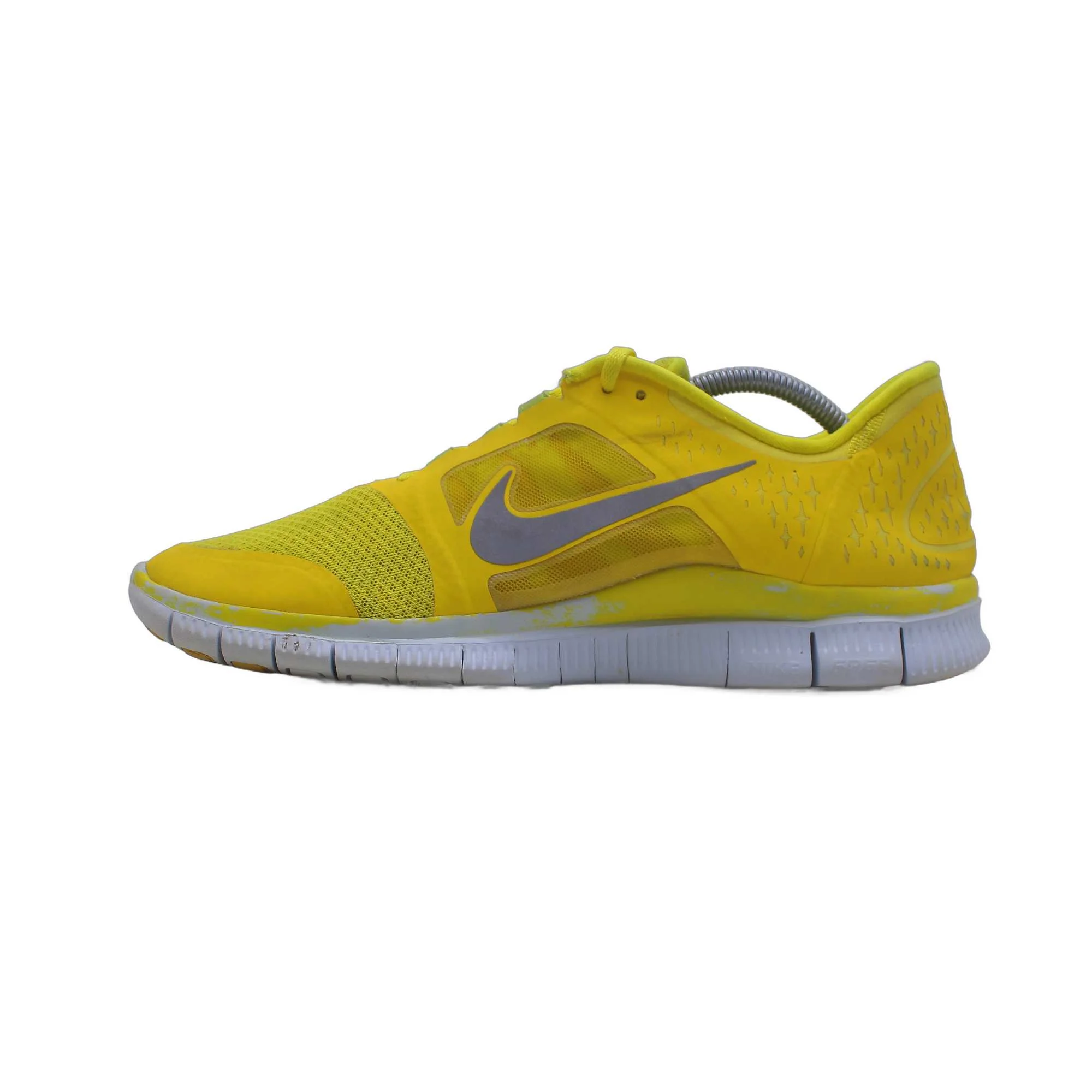 Nike Free Run 3 Yellow Shoe - Image 2