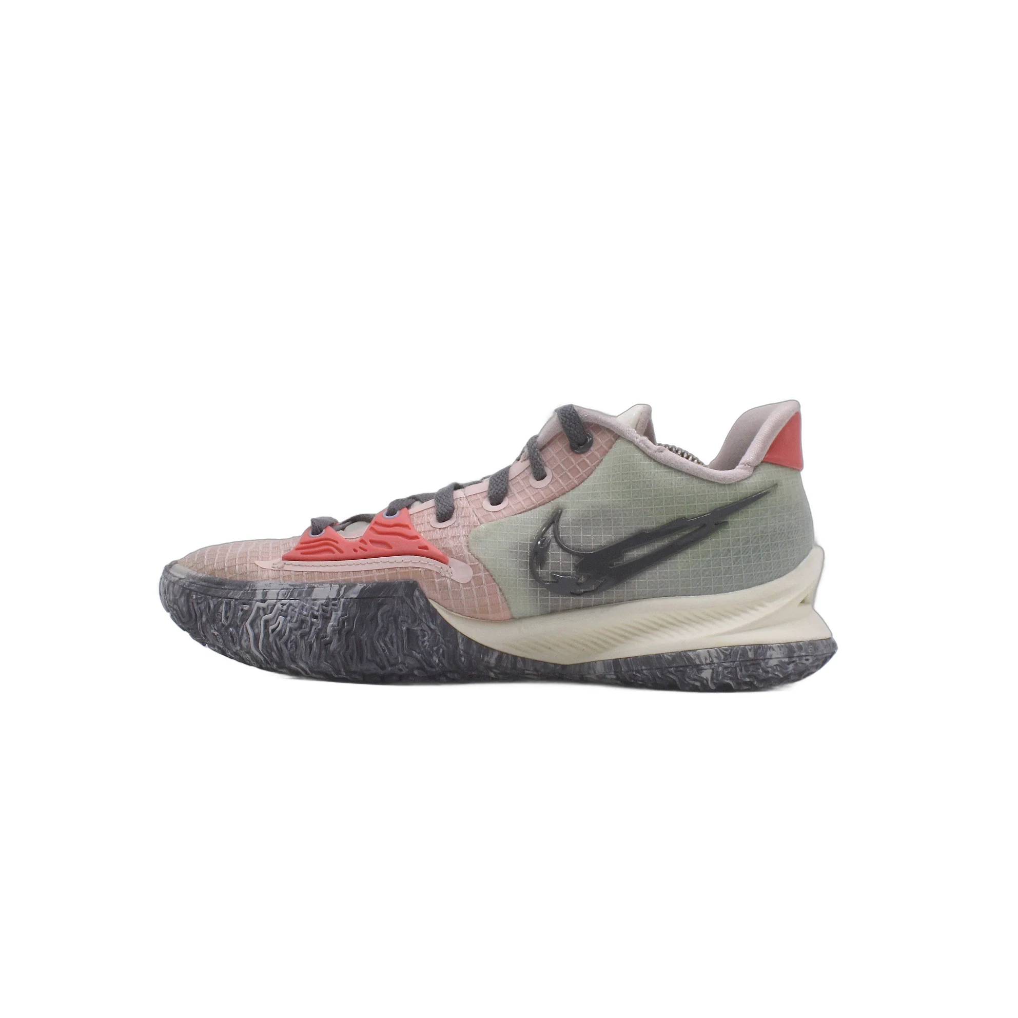 Nike Kyrie Low 4 Pale Ivory Iron Gray Basketball Shoe - Image 2
