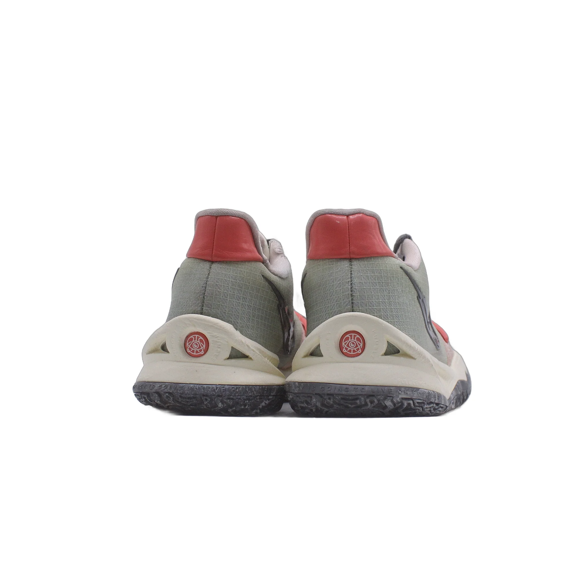 Nike Kyrie Low 4 Pale Ivory Iron Gray Basketball Shoe - Image 4