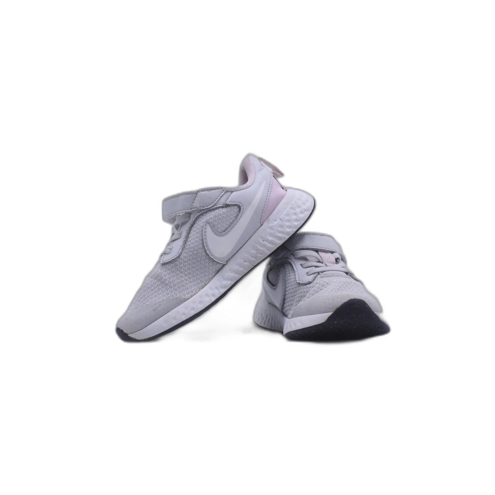 Nike Little Kid Girl Grey Multi-Color Downshifter 11 SE PSV Sneaker - Image 5