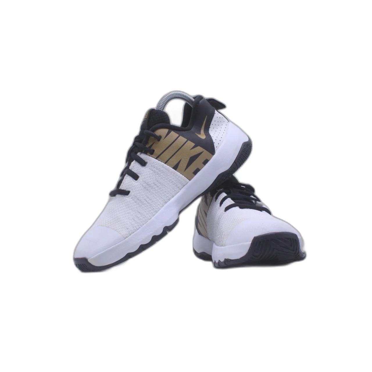 Nike Mens Air Visi Pro V Black Basketball Shoe - Image 5