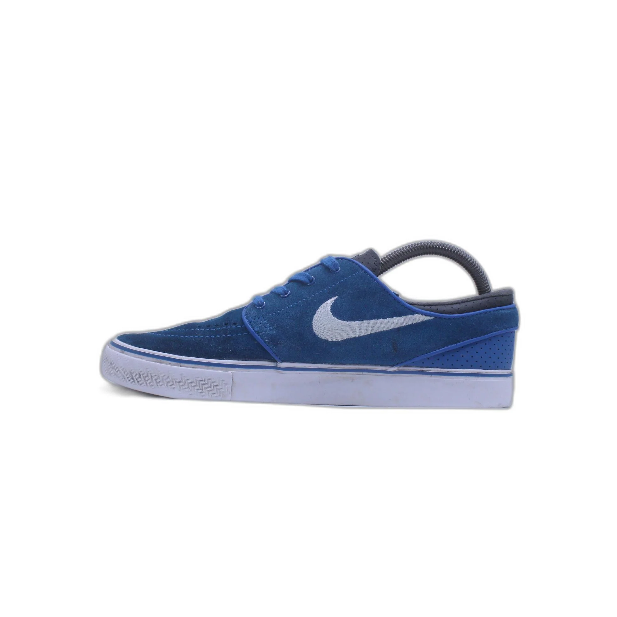Nike SB Stephan Janoski Daily Military Blue Teal Suede Shoe - Image 2