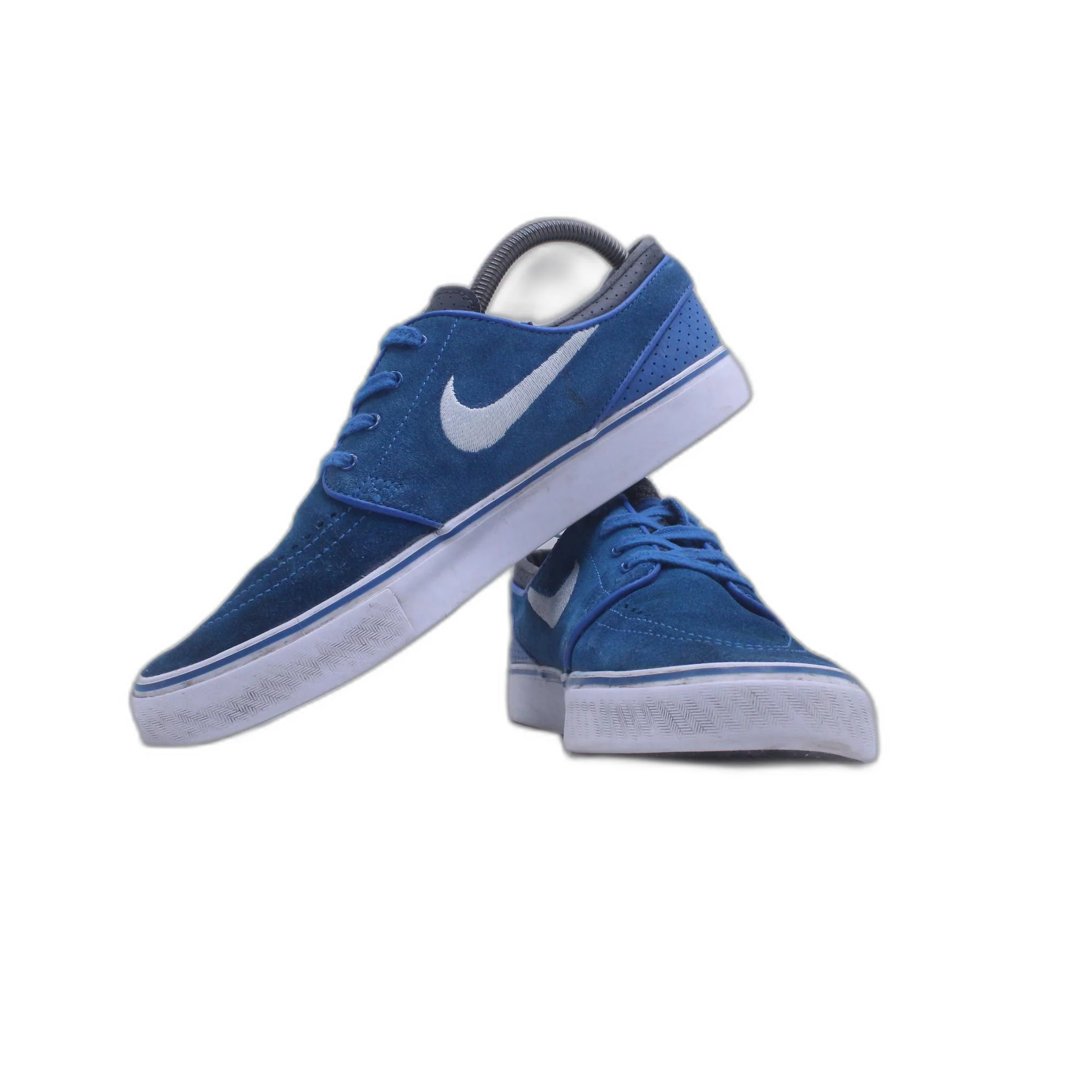 Nike SB Stephan Janoski Daily Military Blue Teal Suede Shoe - Image 5